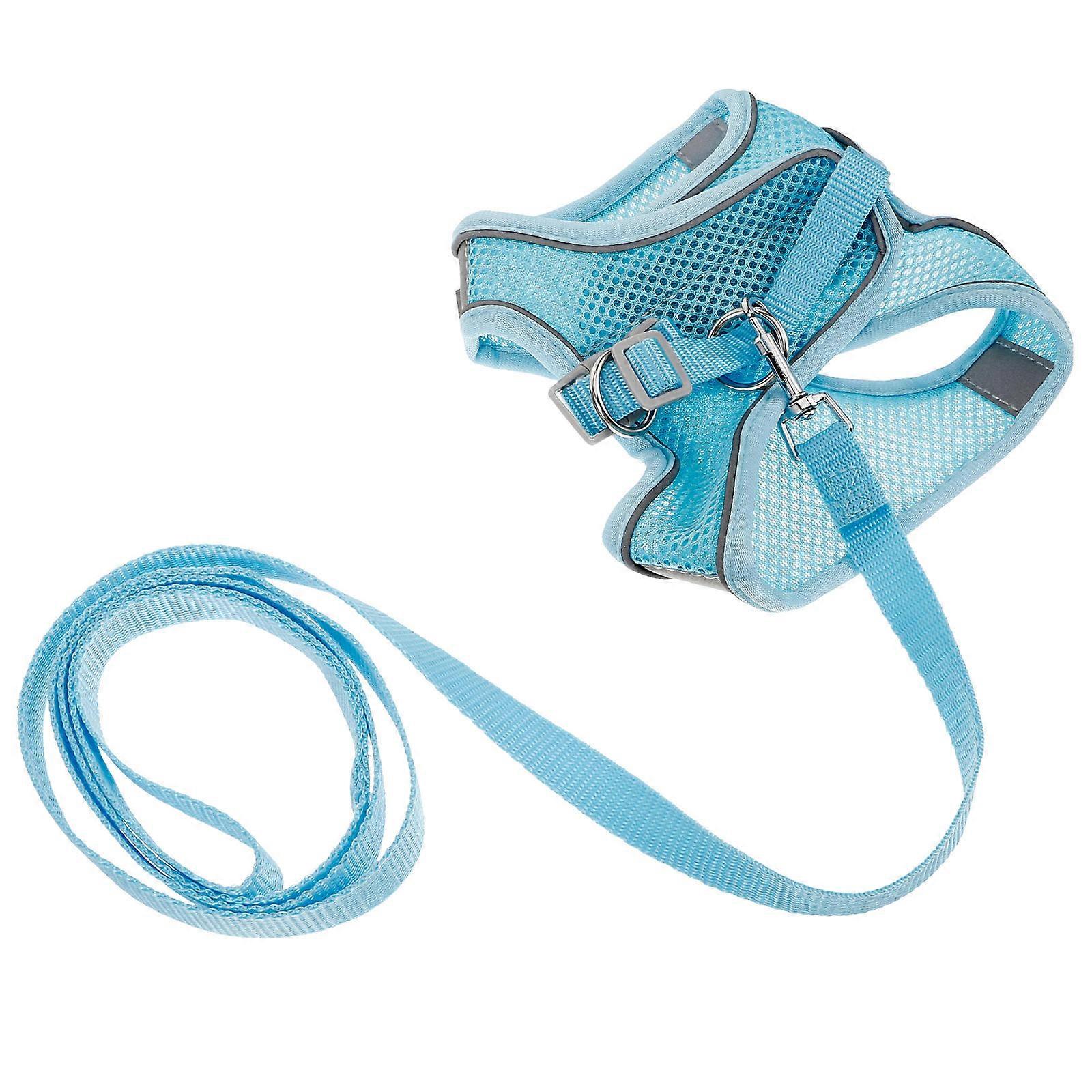 Reflective Dog Harness with Handle Dog Chest Harness Practical for Outdoor Activities 1 Set