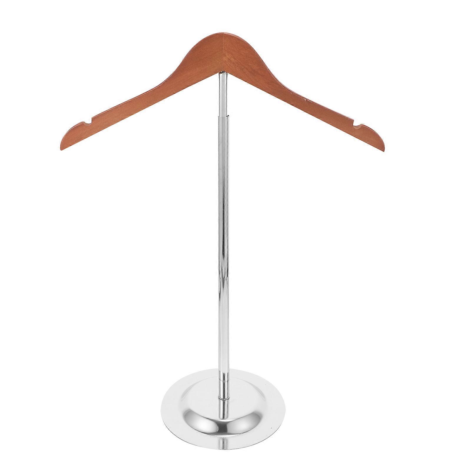 Dress Display Stand T Shirt Display Stand Versatile Design Retail Clothing Display Wooden Iron Material 1Pack