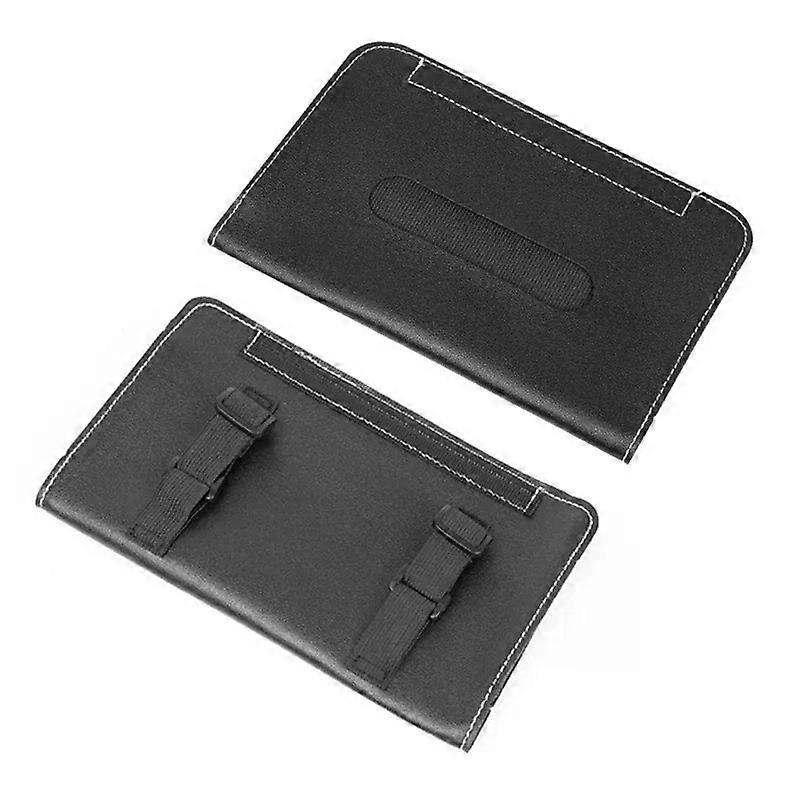Simple Hook/strap Universal Car Tissue Holder PU Leather Hanging Paper Towel Clip Backseat Tissue Case Auto Interior
