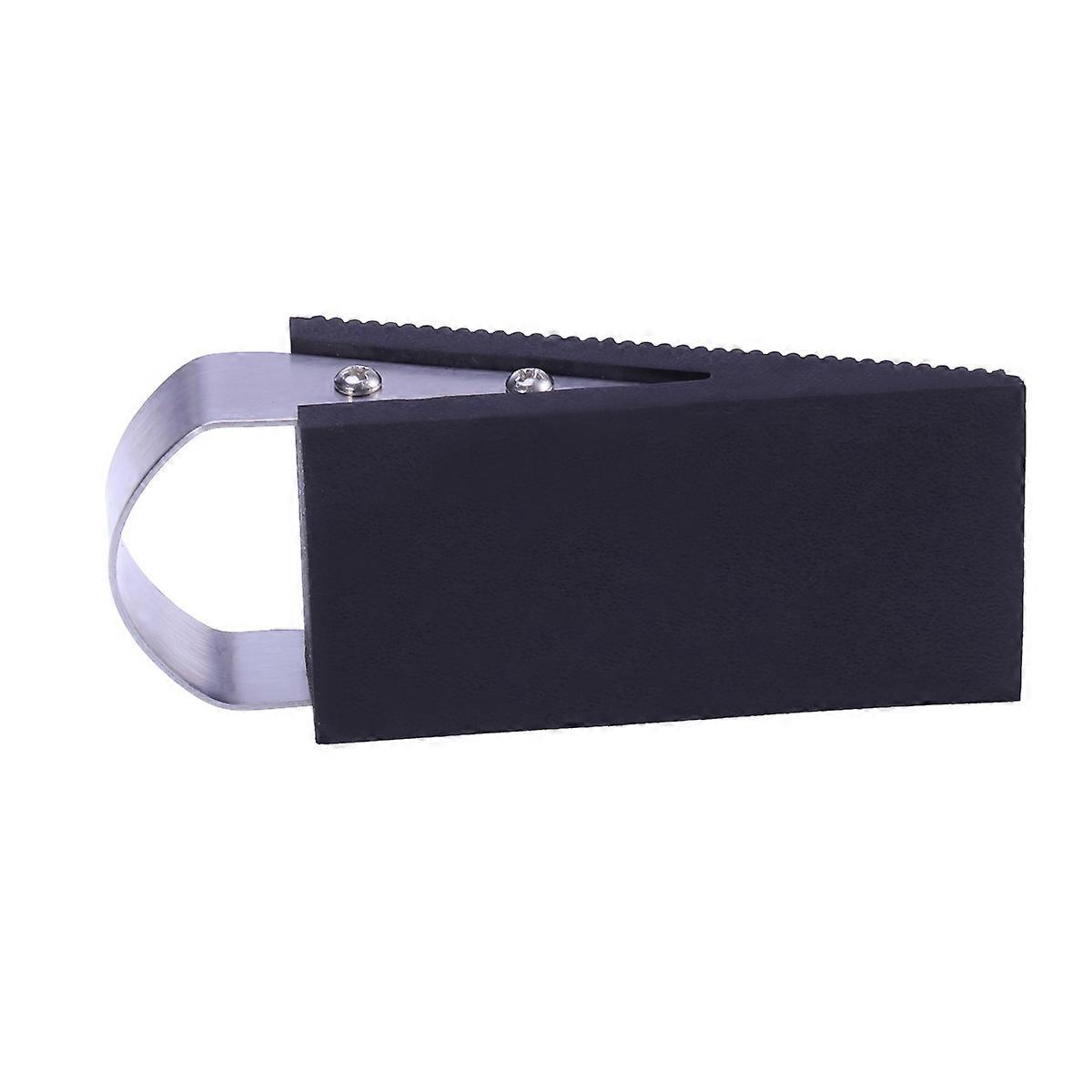 Classic Triangular Style Door Stopper Anti-Slip Protect Flooring 2Pcs