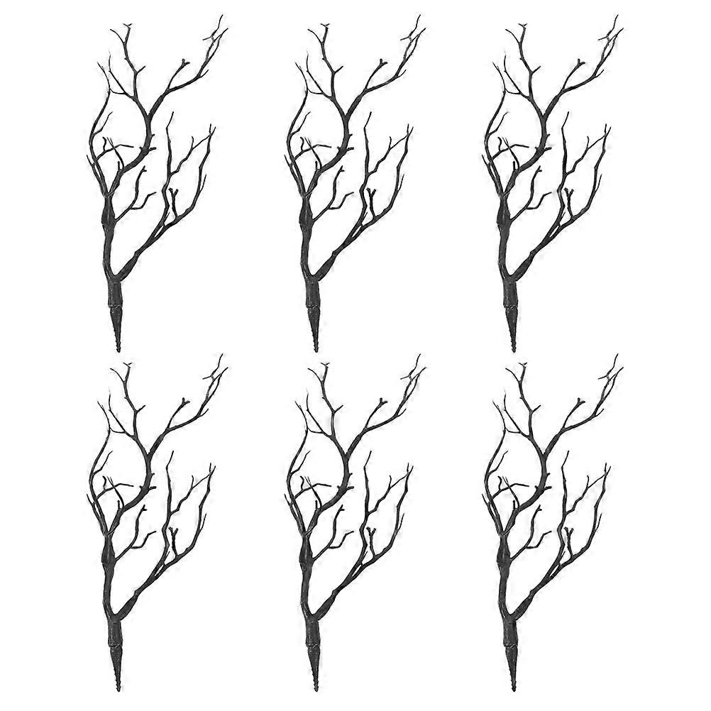 Artificial Antler Tree Branches Diy Tree Twigs For Garden Decor 6Pcs