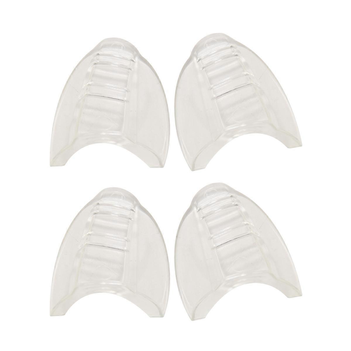 2 对眼镜侧面 TPU 透明眼镜保护套翻盖侧面保护器，适用于 12 毫米眼镜框