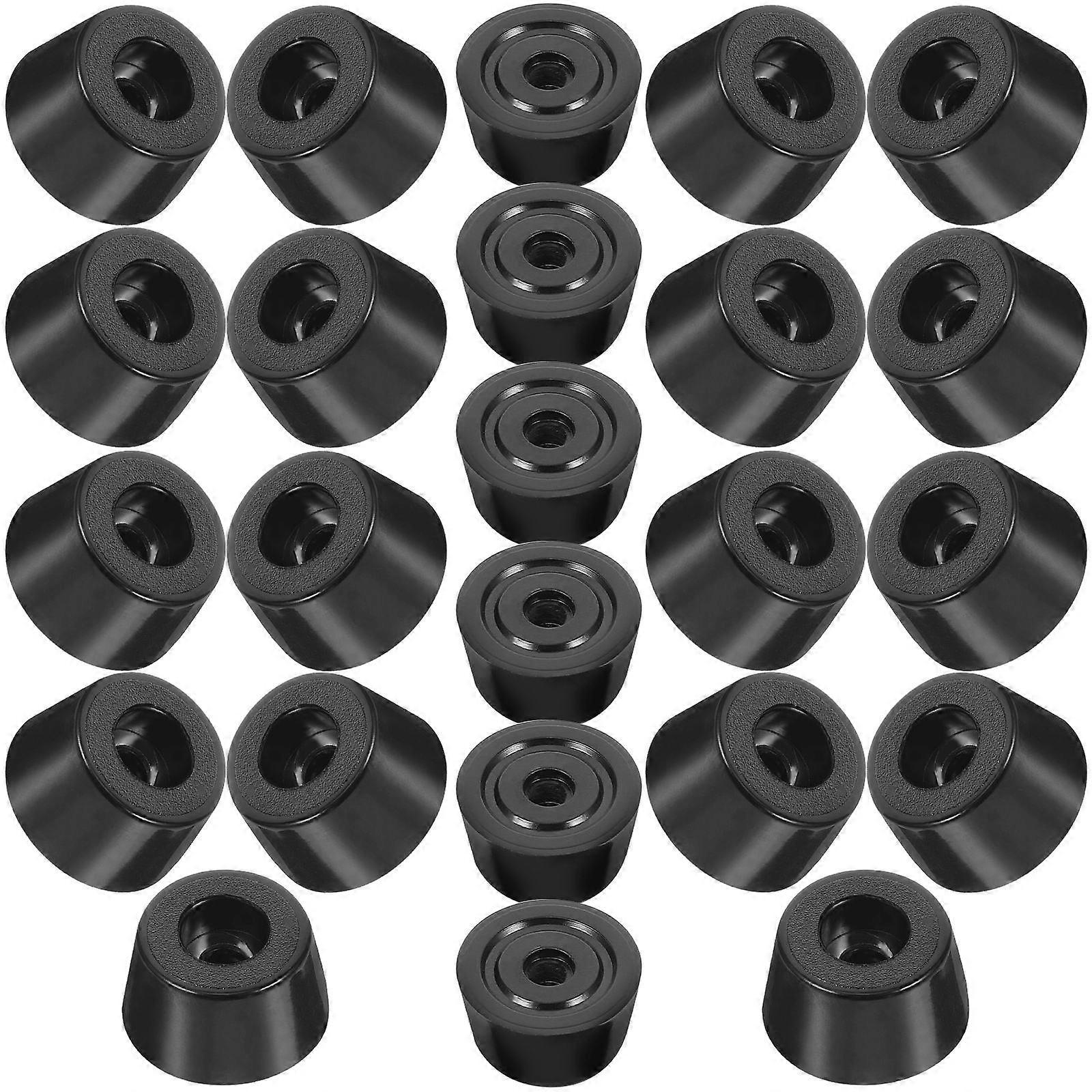 50pcs Desk Chair Casters with Shock Absorbing Design for Home and Office Furniture – Easy to Install Fixed Casters for Chairs