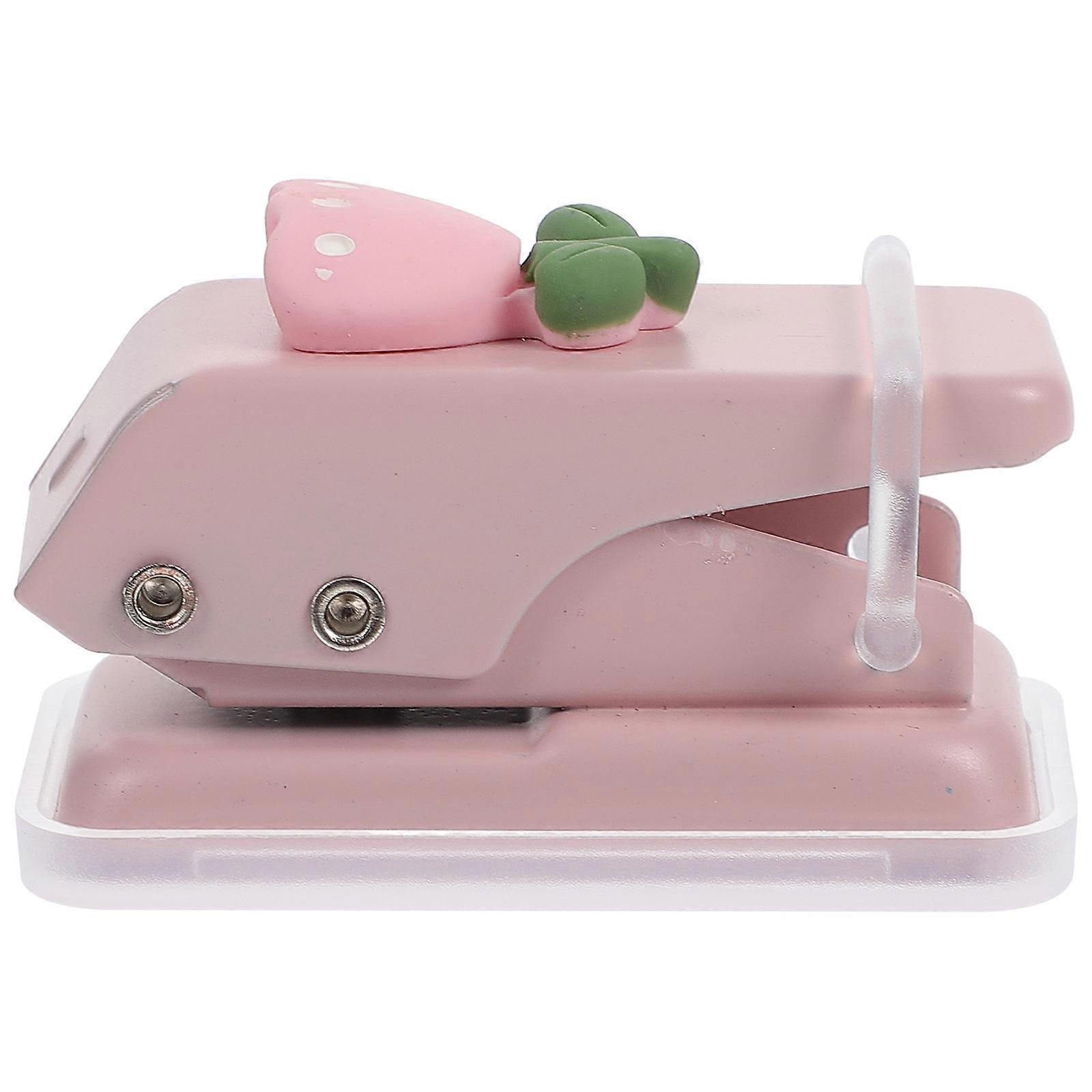 Paper Hole Puncher Single Round Hole Punch Tool Office Craft Projects Metal 2.20X1.18X1.38in 1Set