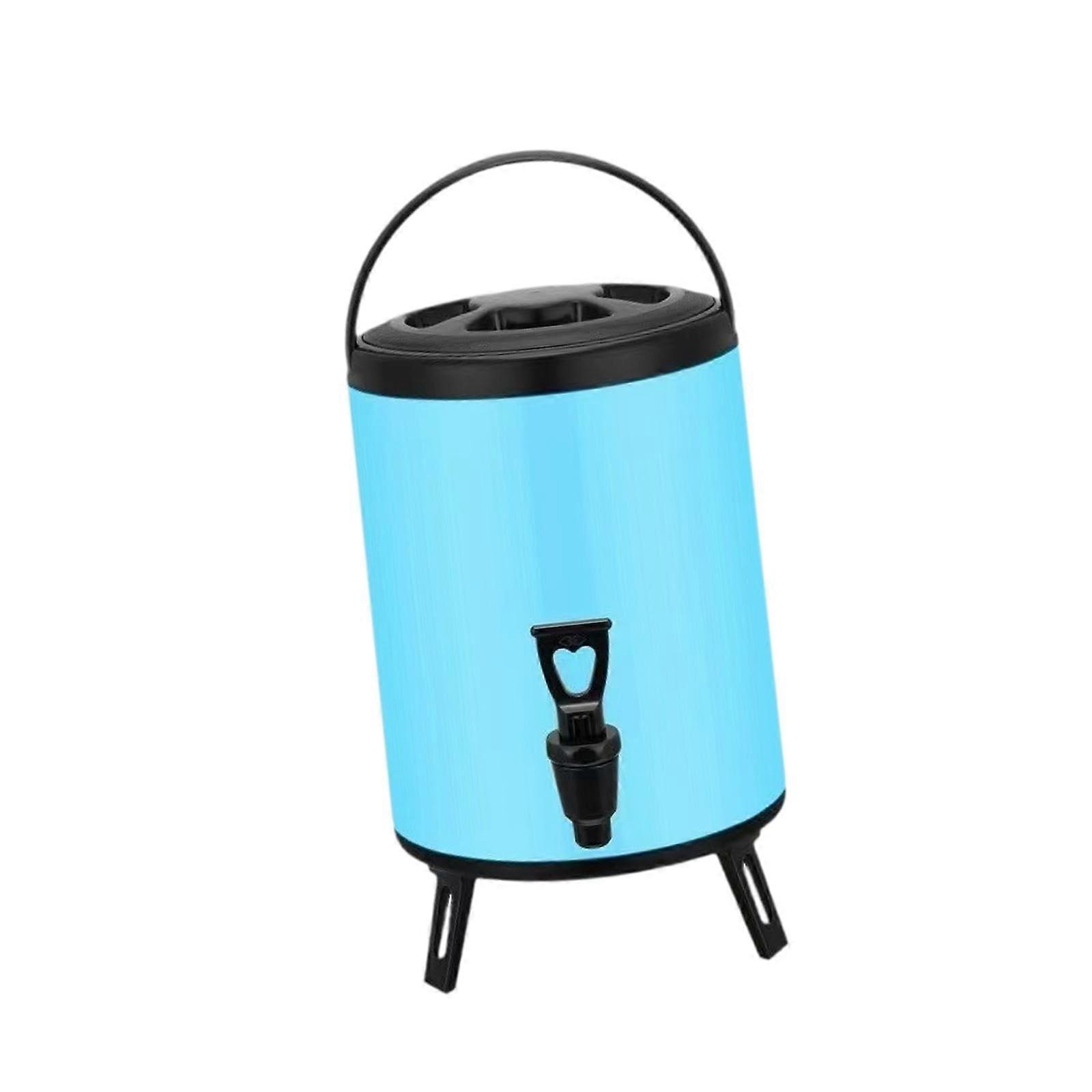 Isolated drink dispenser Cold and hot drink dispenser drink container Insulated keg/10L Blue