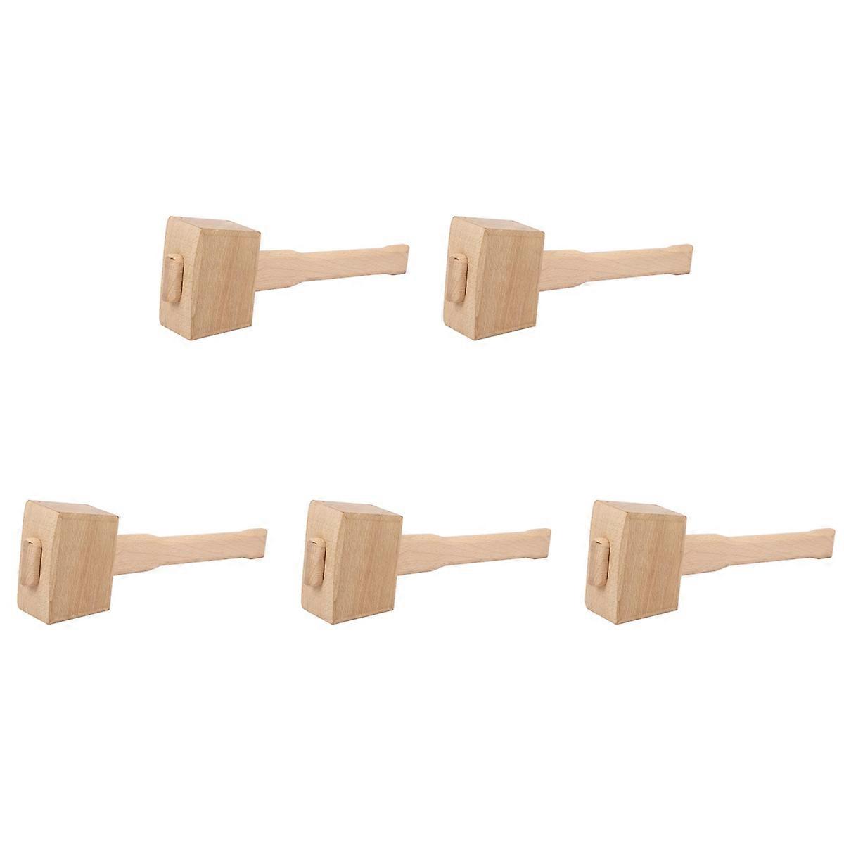 250mm Beech Solid Carpenter Wood Wooden Mallet Hammer Handle Tool