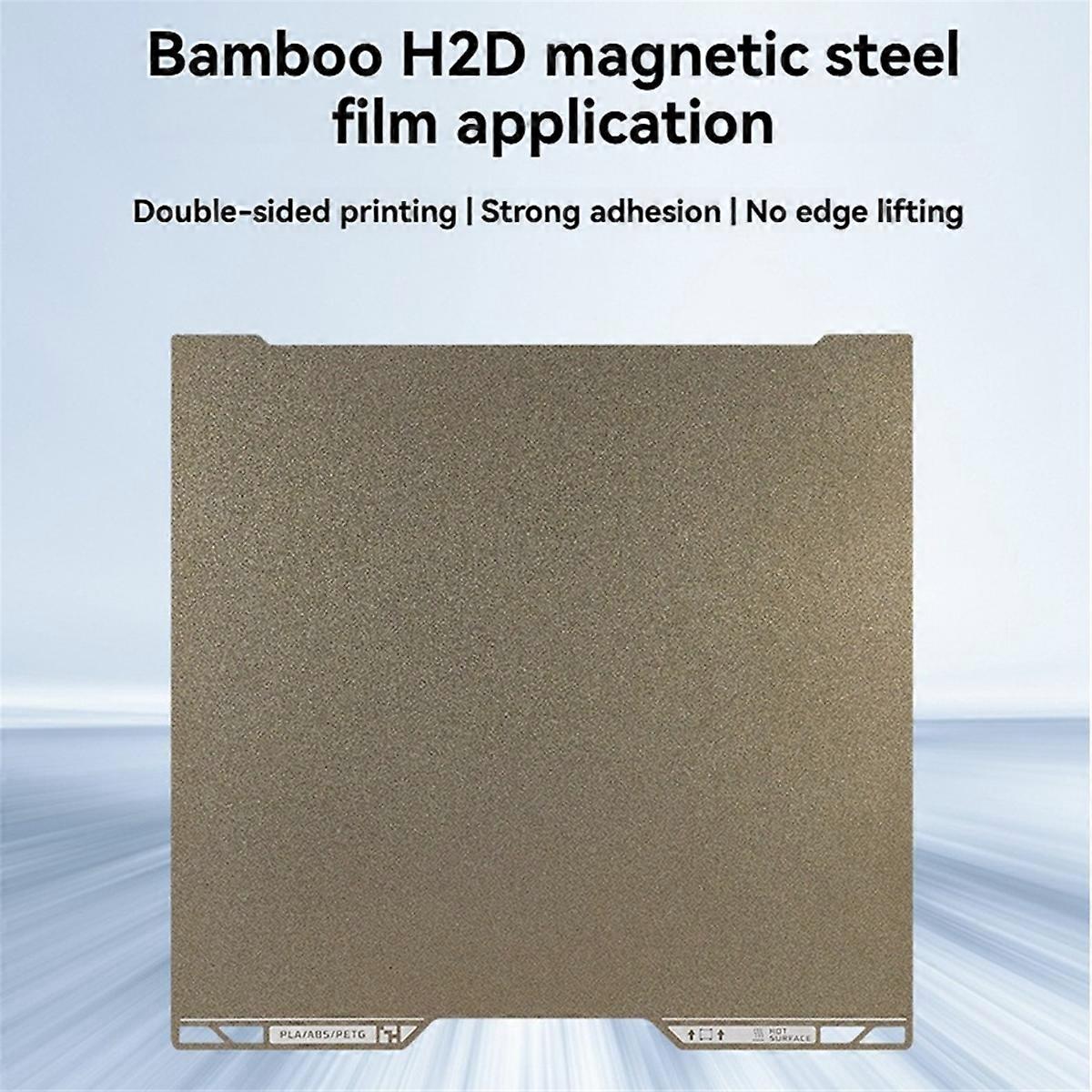 Double-Sided PEI Build Plate Magnetic Sheet Spring Steel Support Double-Sided Printing for H2D 3D Pr