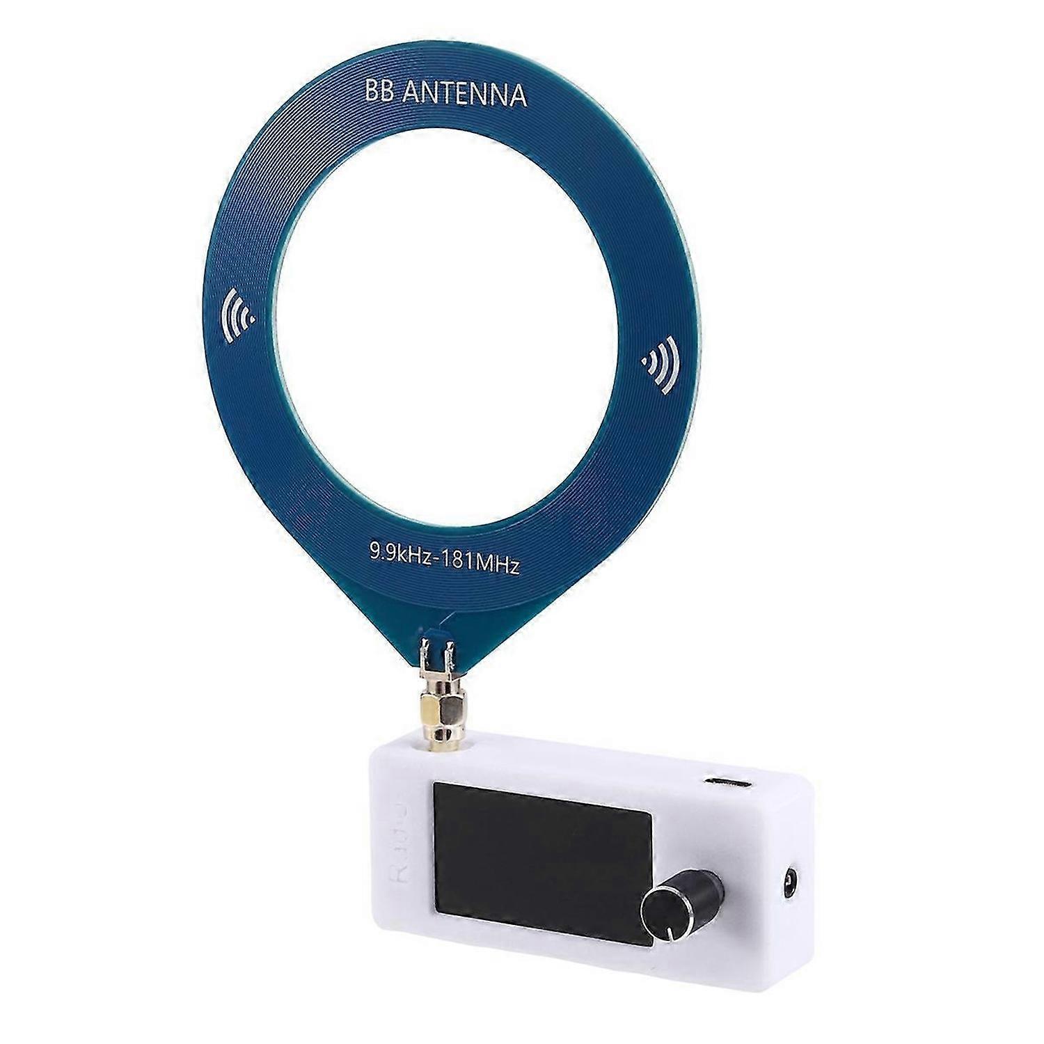 SI4732 Radio SMA Interface 0.5-108mhz Full Band AM FM LSB USB Radio with Loop Antenna 1.9-Inch IPS S