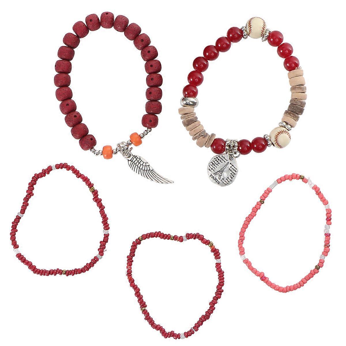 Beaded Jewelry Bohemian Style Bracelet Elegant and Graceful Design Alloy Material 1Pc