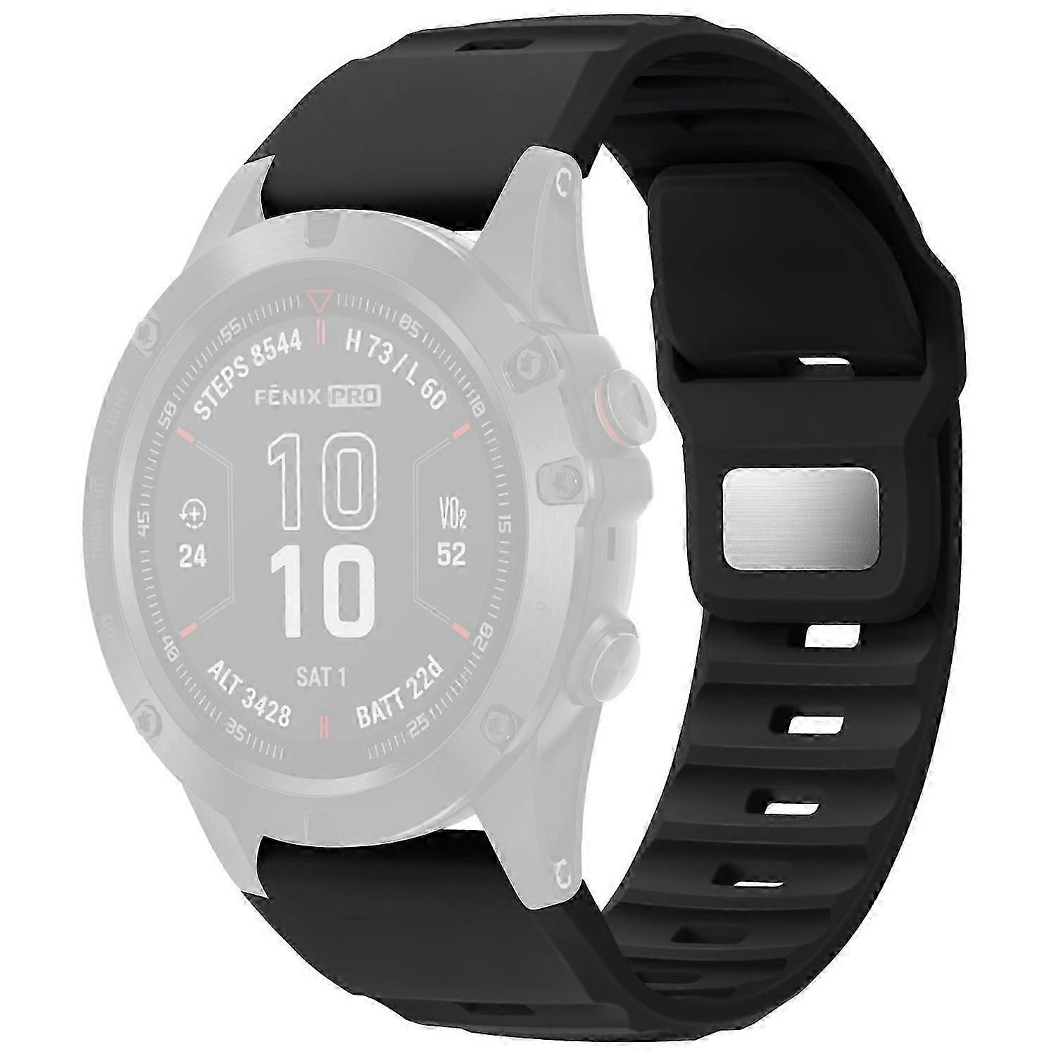 Type E Silicone Strap for Compatible Smartwatches Quickfit 26mm Replacement Watch Band