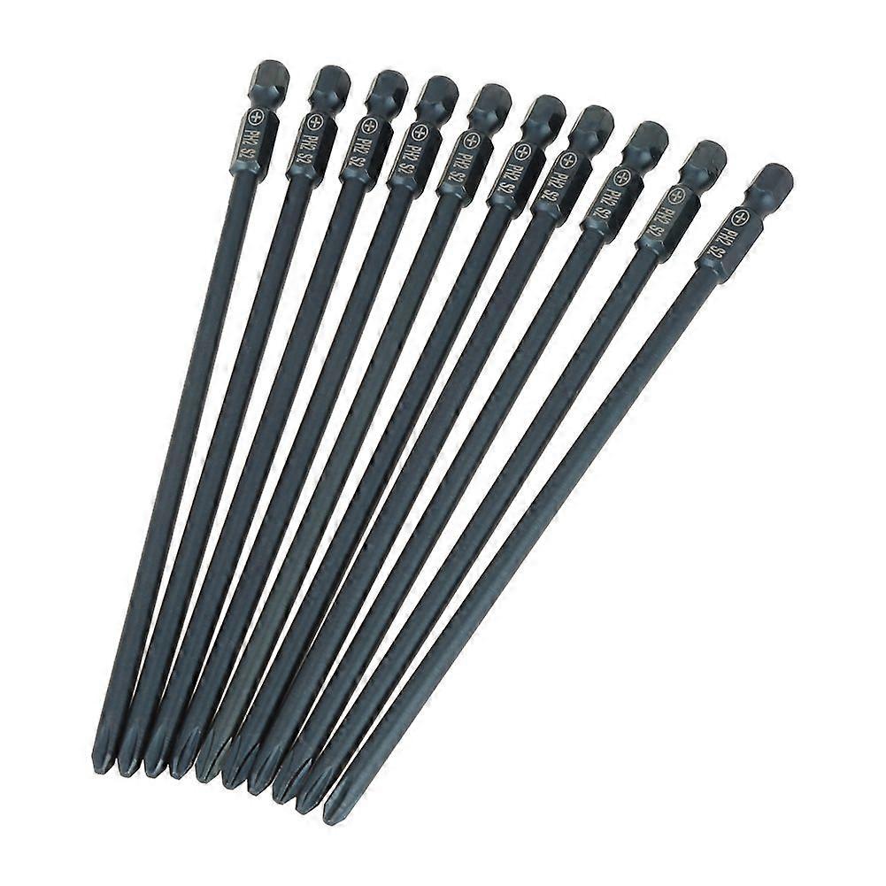 10pcs PH2 150mm Hex Screw Bits Set for Drill Drivers