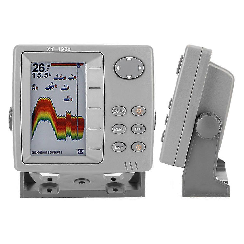 4.3-Inch Colorful Display Fish Finder with Deep Water Transducer for Boats