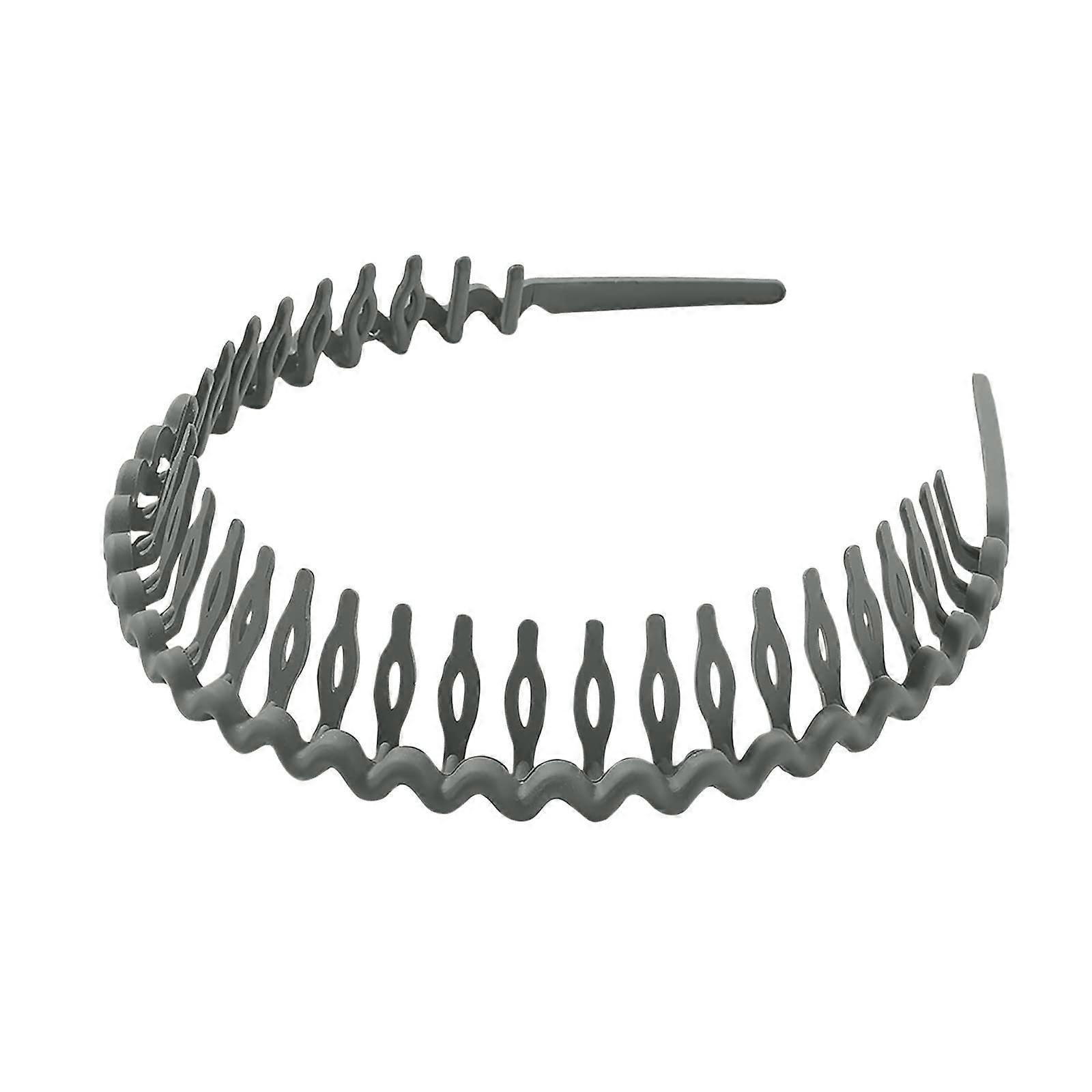 Sjc273 Non-Slip Tooth Hair Band for Bangs and Broken Hair, Army Green, Unique Waist Size, Face Wash Hair Accessories