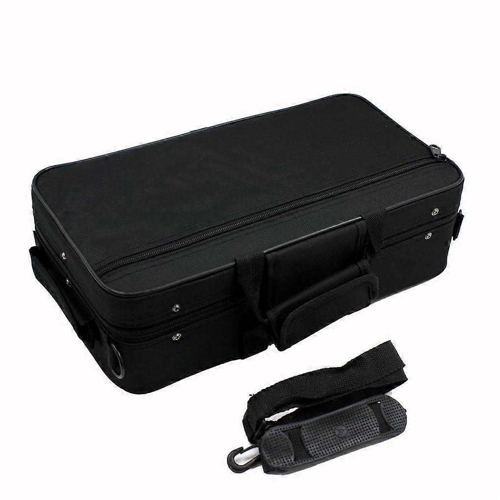 Clarinet case, professional instrument set, black tube, quality, organizer, large capacity, square, wearresistant, rainproof