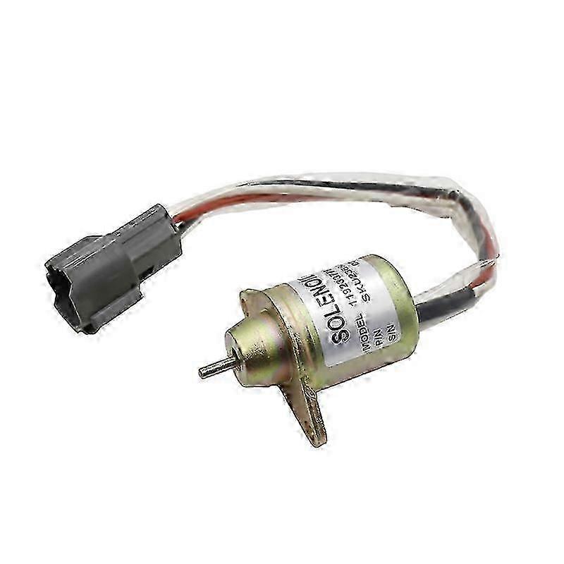 Solenoid Valve for Yanmar John Deere Tractor Generator Model 119233-77932 - Fuel Shutdown-Good