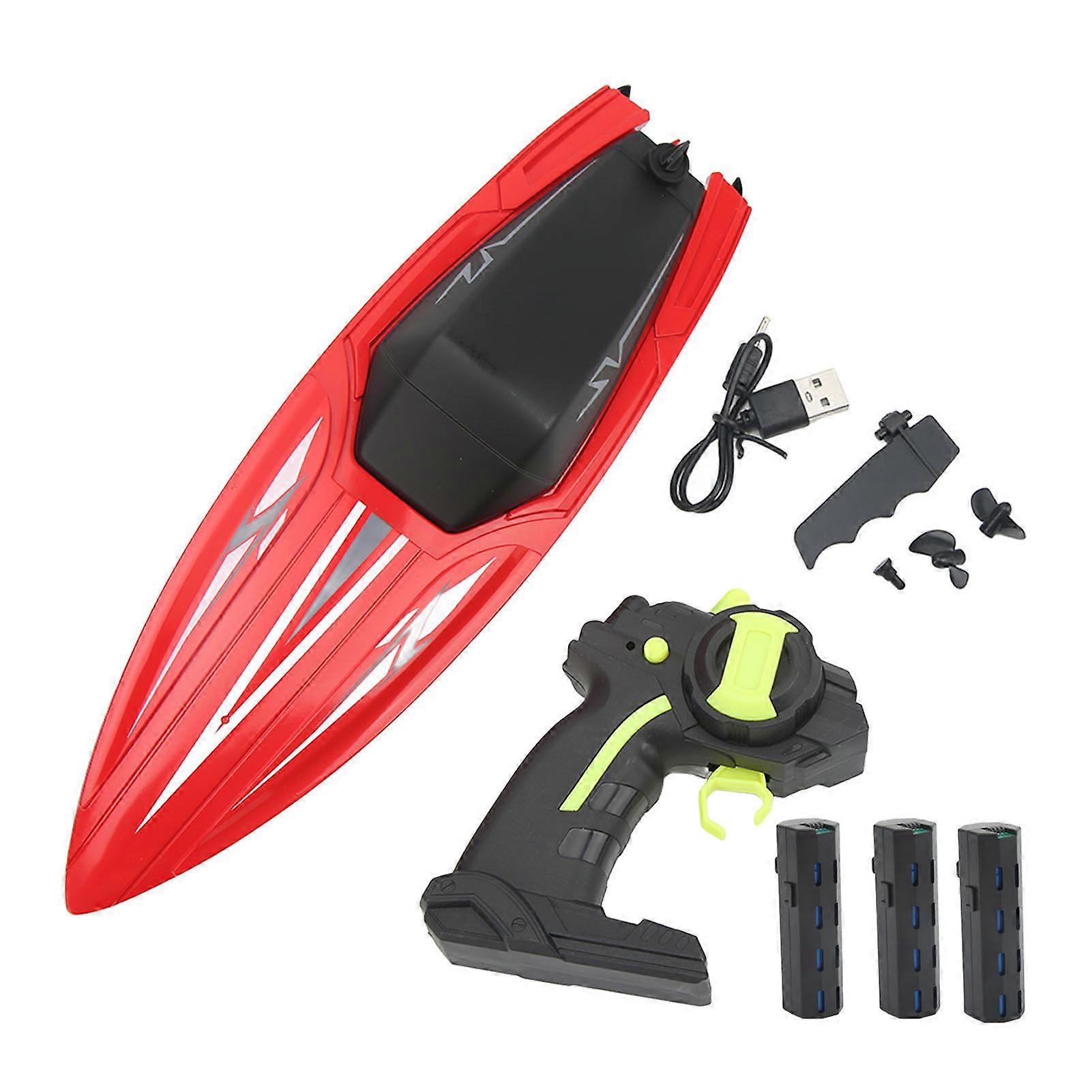 Remote Control Boat RC Ship Waterproof High Speed Speedboat Model Toy for Above 14 Years Old