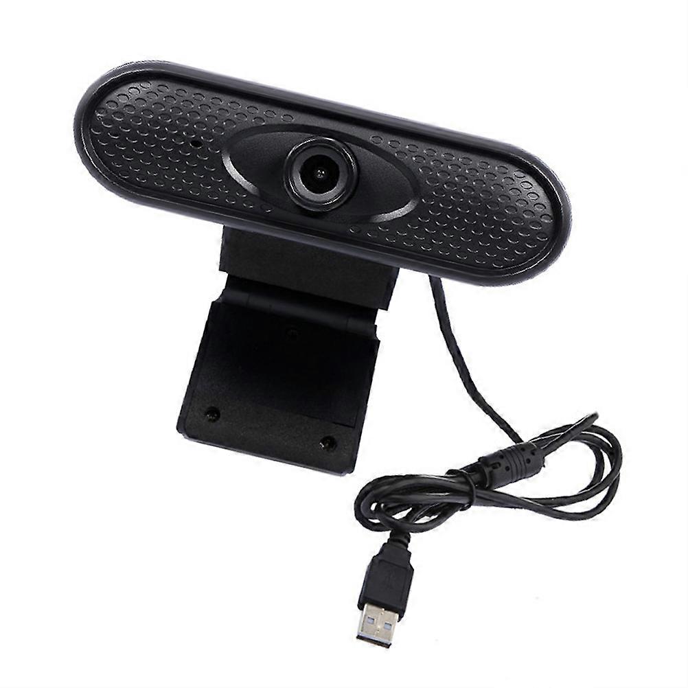 Web Cam 1080P Webcam with Microphone for Video Conferencing Streaming Gaming Rectangular Black 1Set Auto Focus