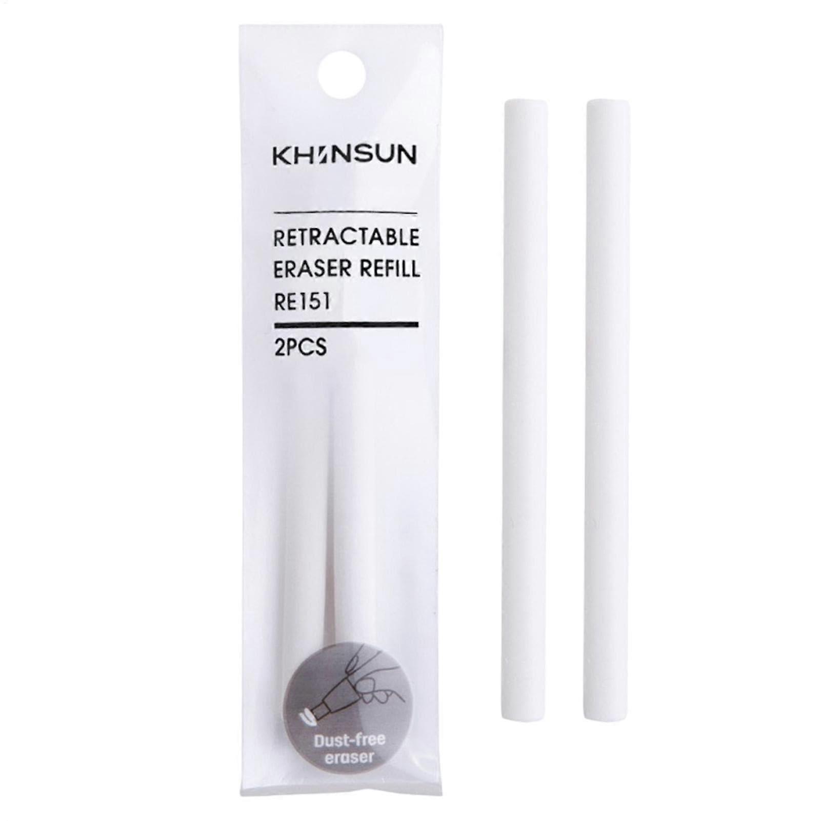 Eraser Pen - Retractable Erasable Pens with Rubber Design, Easy Grip, Pre-Filled Refill, and Perfect for All Paper Types
