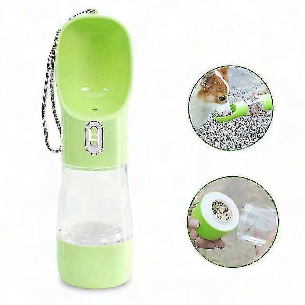 Travel-Friendly Portable Pet Hydration Bottle with Dispenser for Dogs - Multifunctional Design for On-the-Go Use