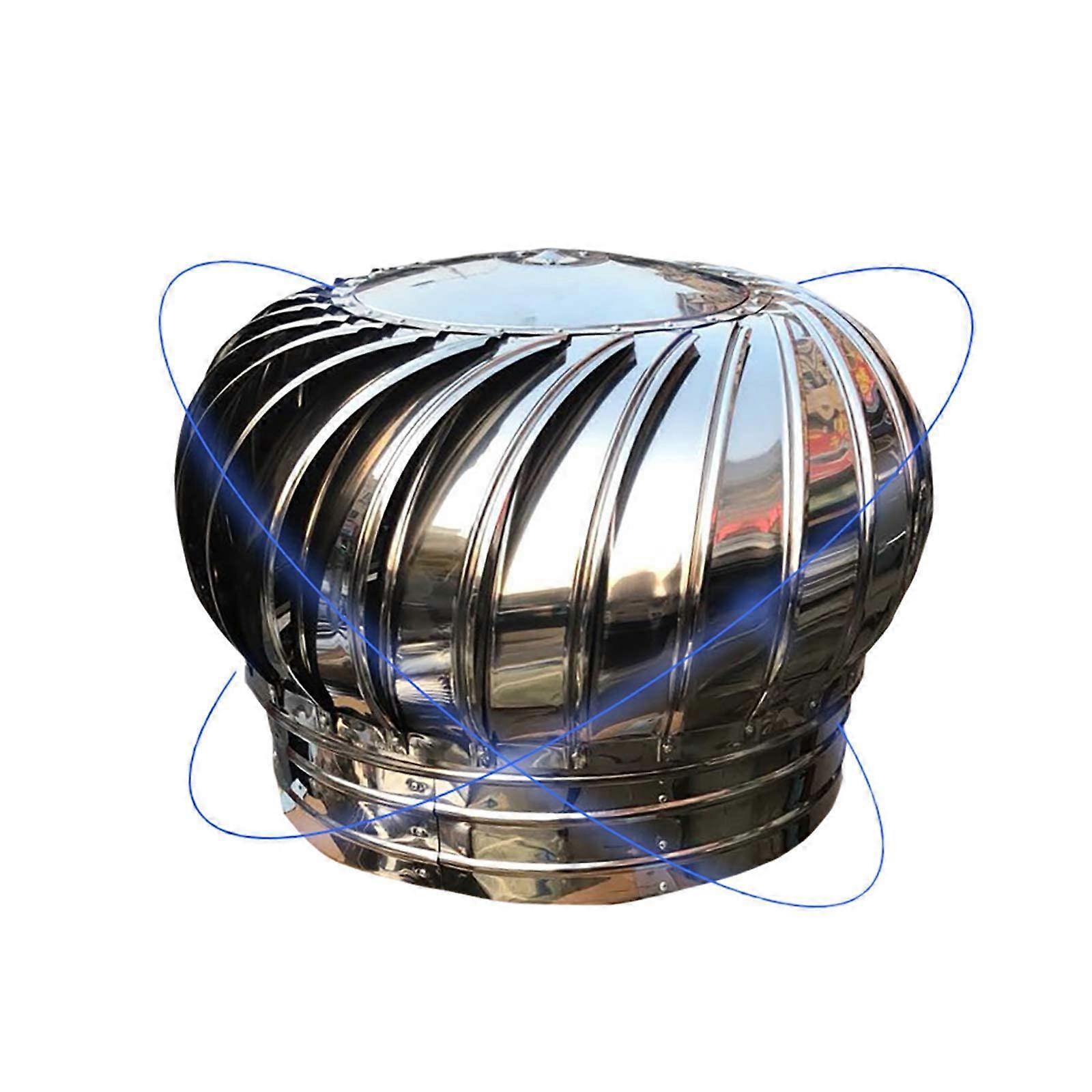 ChimneySpinnerCap – Stainless Steel Ventilation Cover for 110–200 mm Chimneys – Rotating Design for Improved Air Circulation and Performance 110 mm