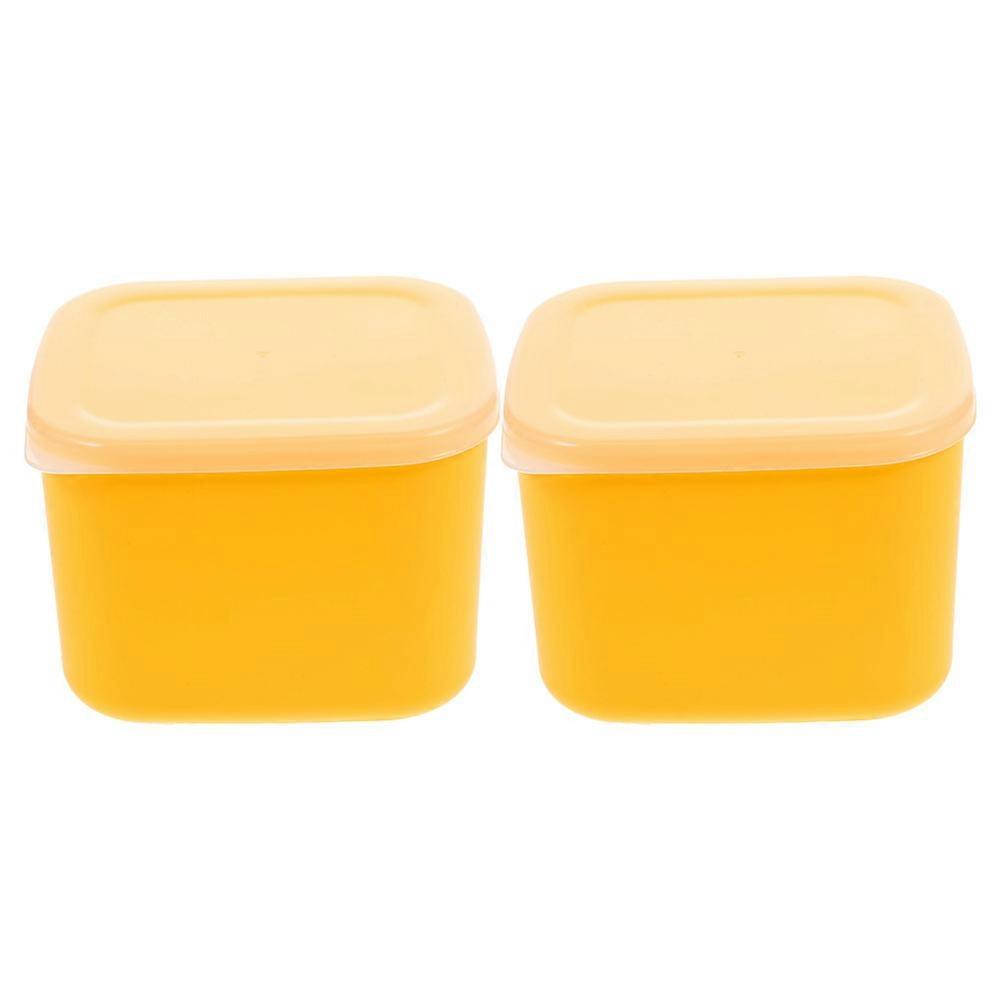 Food Storage Container Cheese Organizer For Refrigerator Household Items Vegetable Cutting 2Pcs
