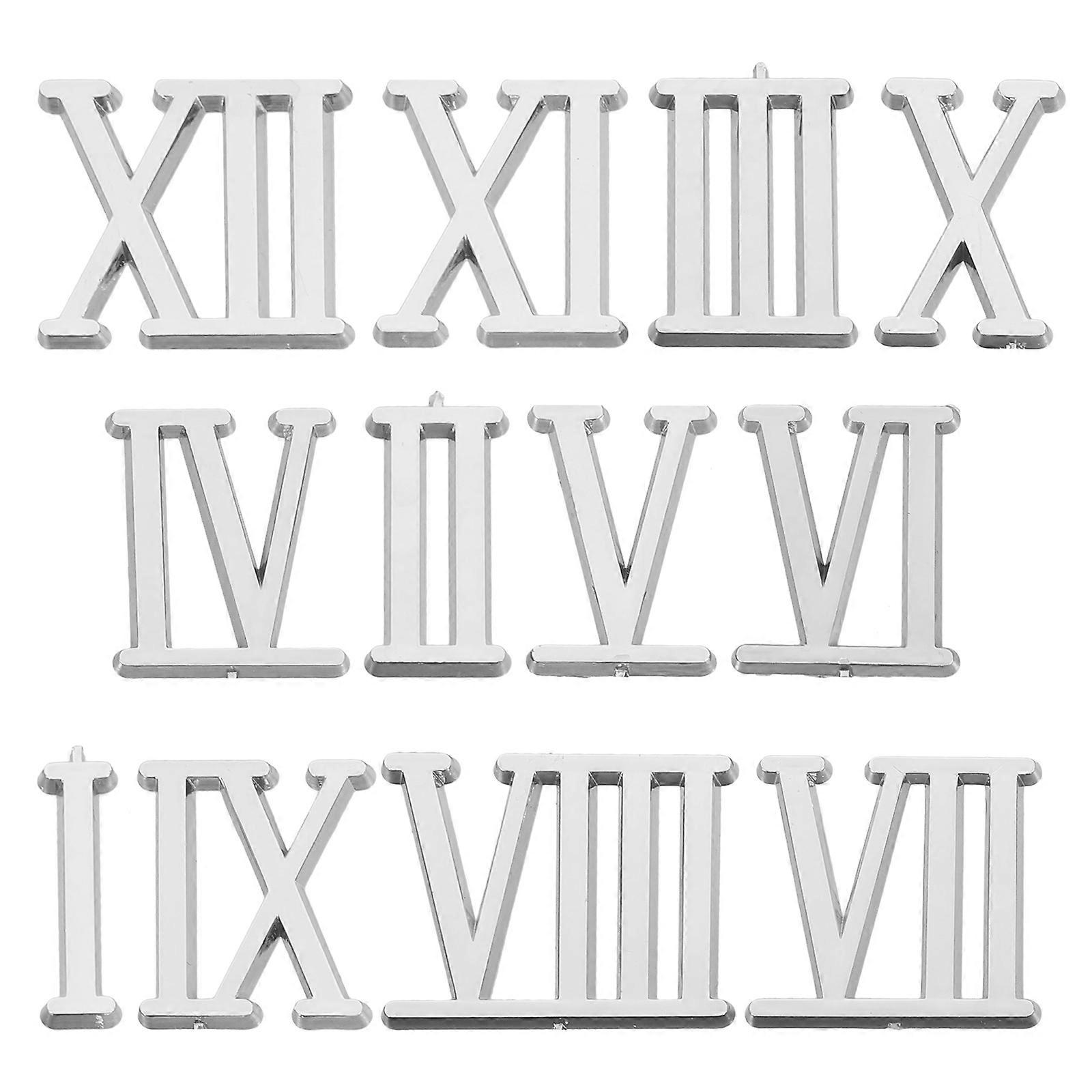 Electroplated Clock Hands Set for Clock Replacement 1Set Roman Numerals