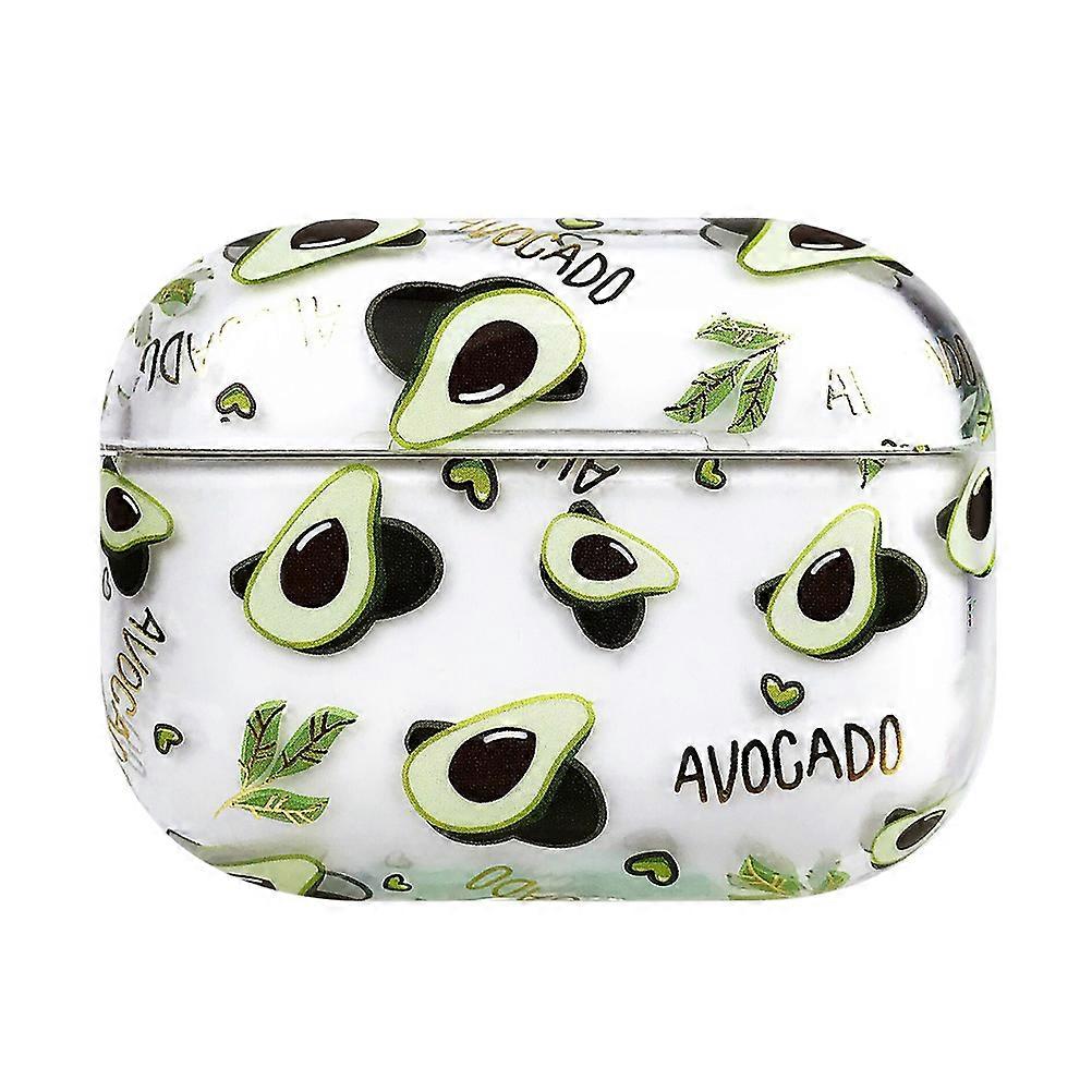 Cute Avocado Earphone Cover, Full Protective PC Case Compatible with Airpods, Impact Resistant and Scratch Proof, Precise Cut for Charging Access