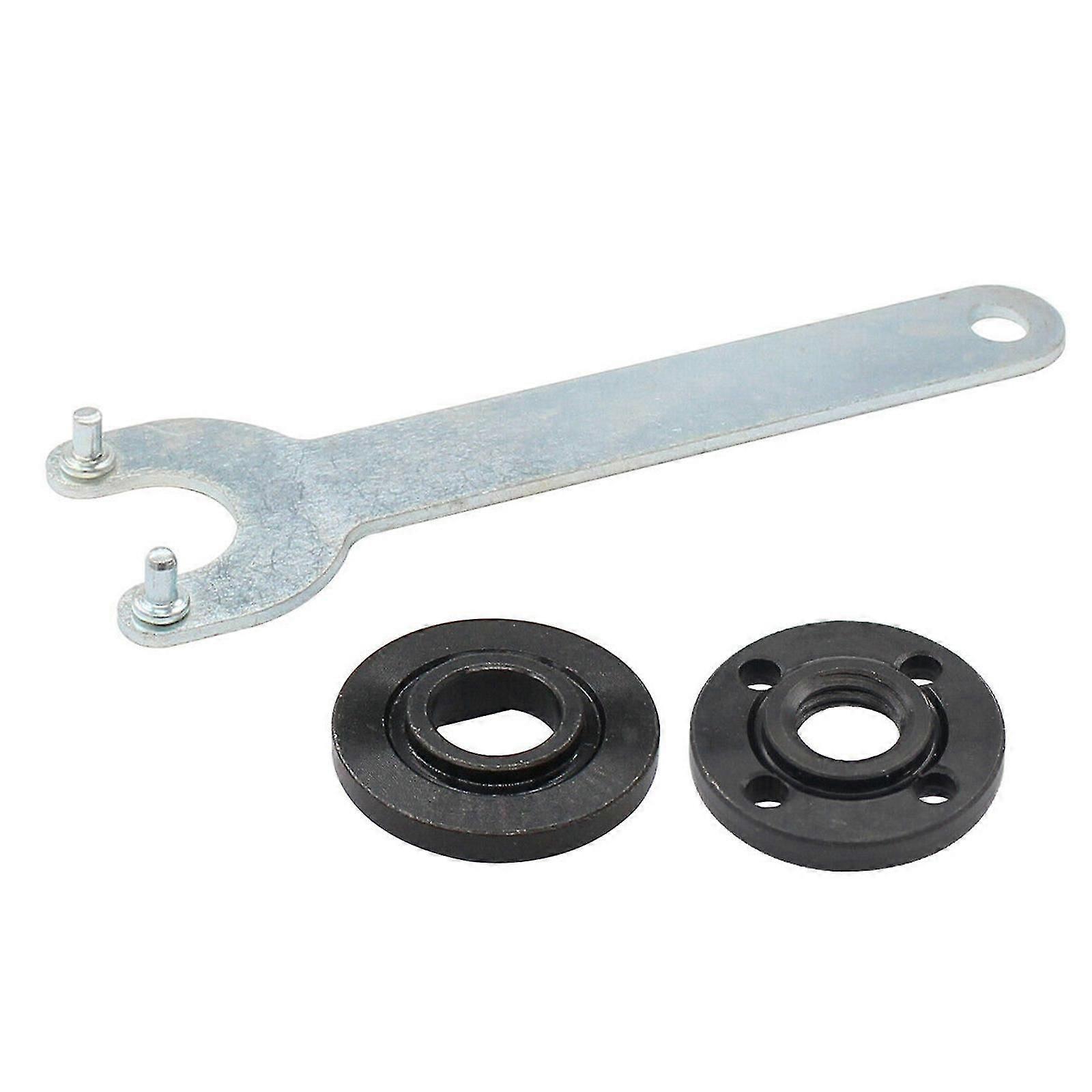 Vertical grinder flange lock nut wrench