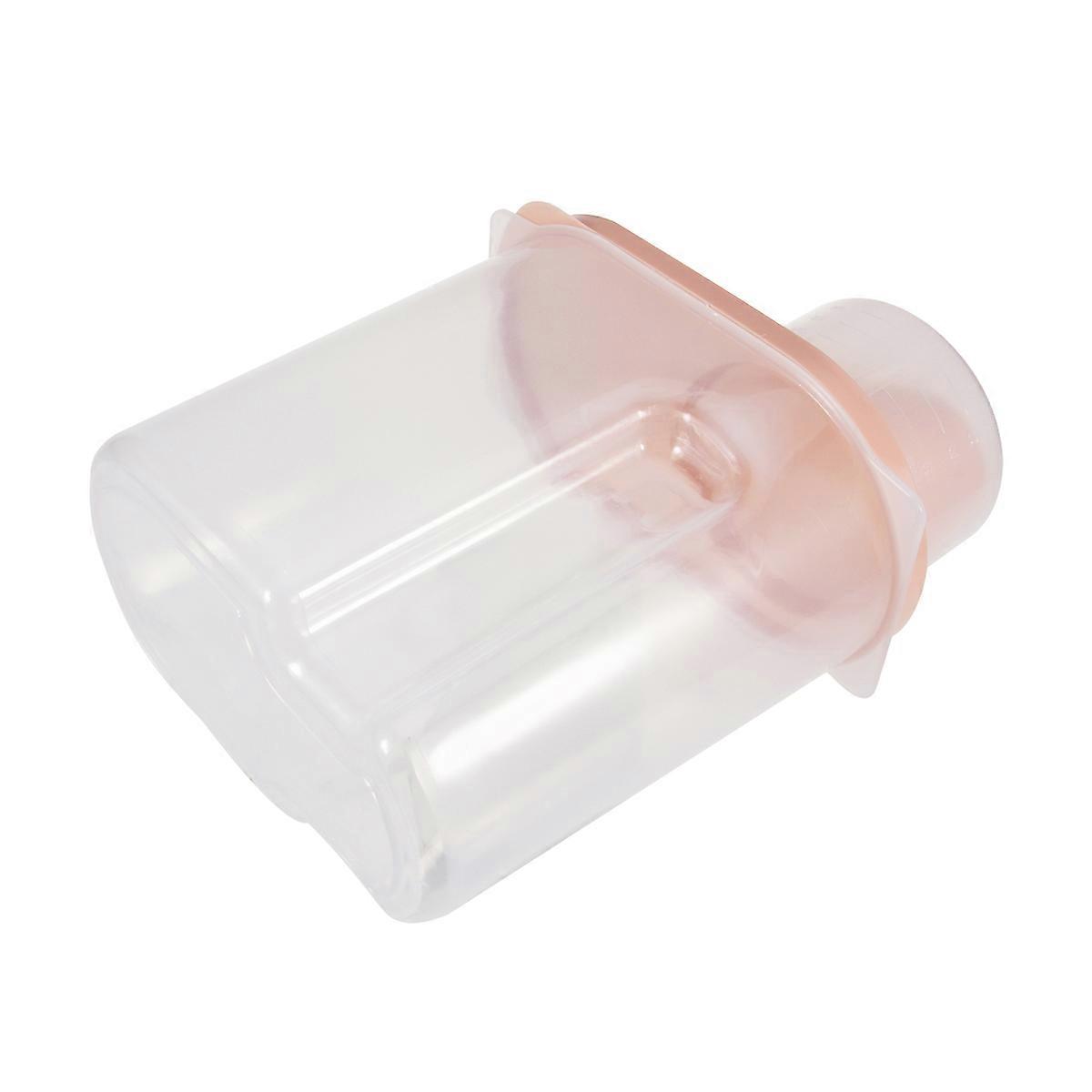 Flour Bin Sealed Plastic 1.9L Pink 1Pcs For Dry Food Storage In The Kitchen