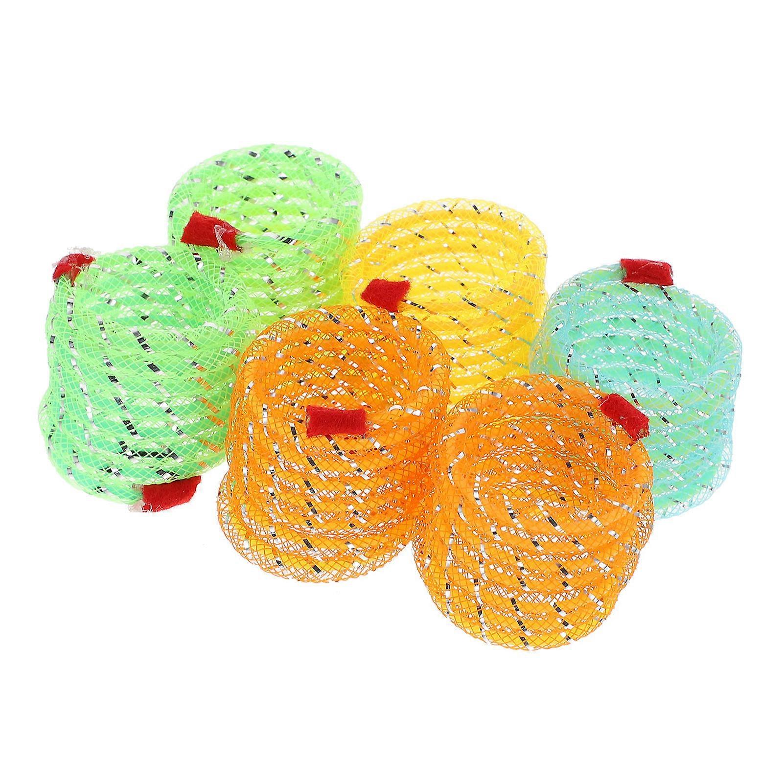 Spring Toys Cat Interactive Play Prevent Scratching Assorted .00X4.00X3.50cm 6Set