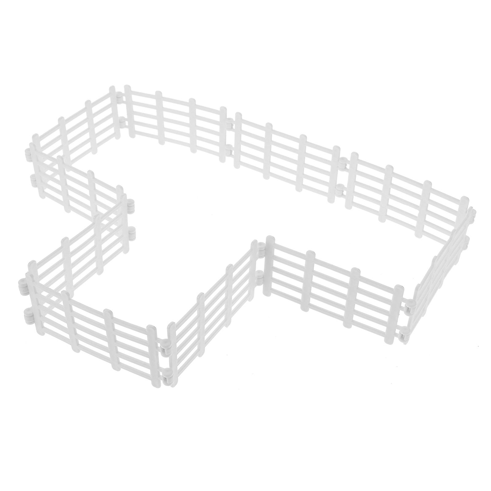 50pcs Fence Model Simulated Farm Fence Decorations