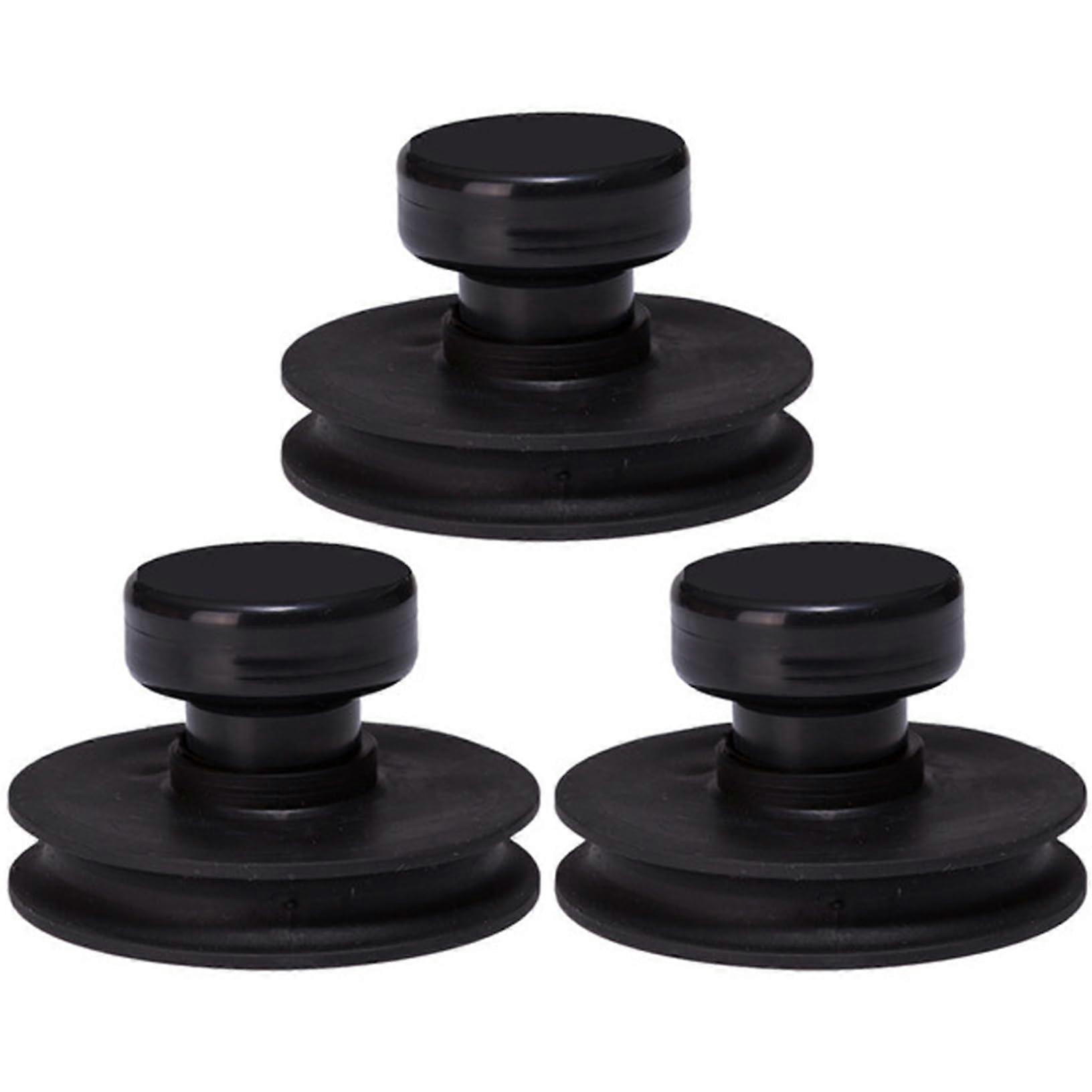 Suction Cup Handle for Sound Bowl, 3PCS 3.2 Rubber Tibetan Singing Bowl Suction Cups, Easy to Use Lifting Grip