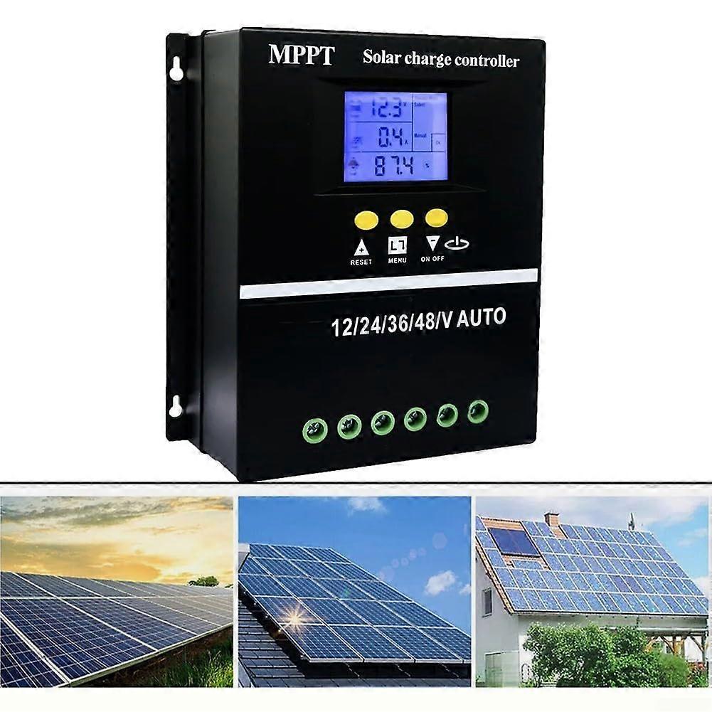 Reliable performance at temperatures. The robust 100A MPPT solar charge controller with efficient heat sink design (100A) 100A.