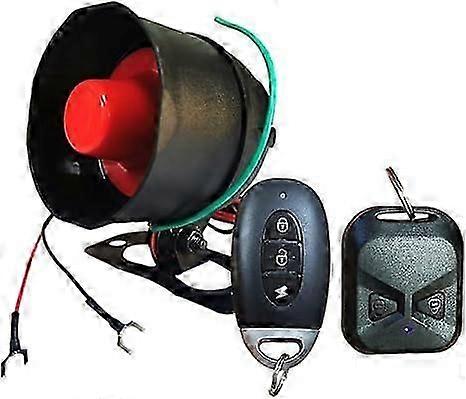 Wireless car alarm one-way with remote control remote car search vibration sensor automatic sensing