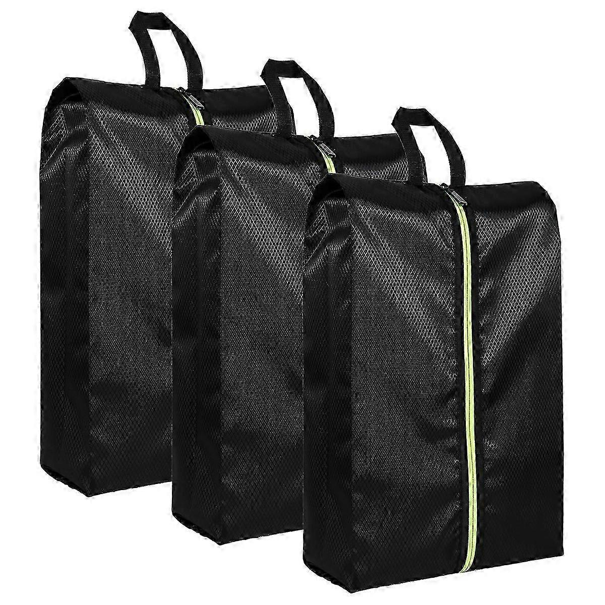 منظمو أحذية السفر ، تصميم أنيق من قماش أكسفورد مادة مقاومة للماء ، تصميم شفاف لتحديد المحتوى بسرعة ، سحاب قوي ل