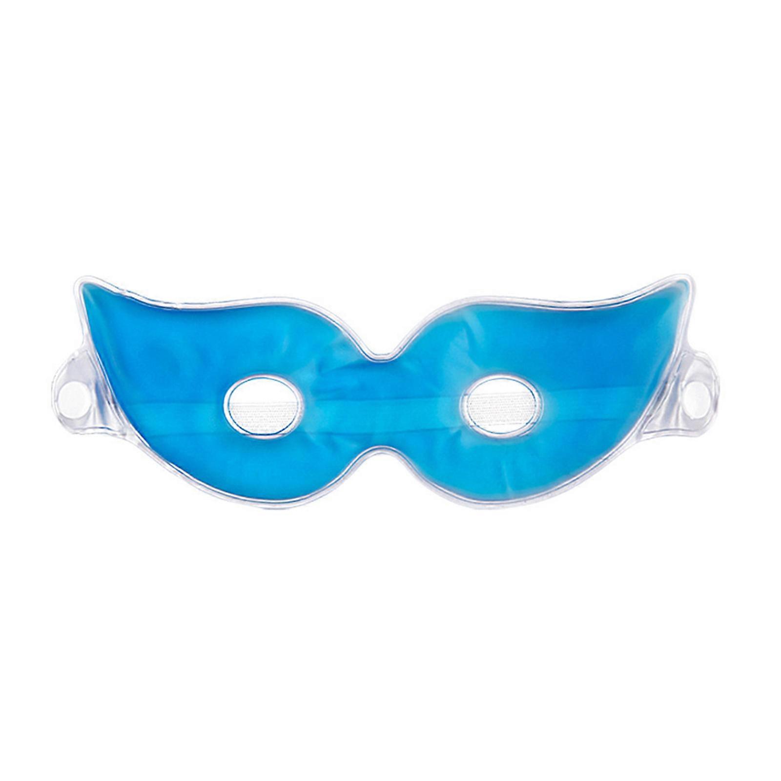 Travel Sleepings Mask Double Layer Lightproof Design Breathable Foxes Furs Texture Ergonomic Shape Night Shifts Essential  Blue