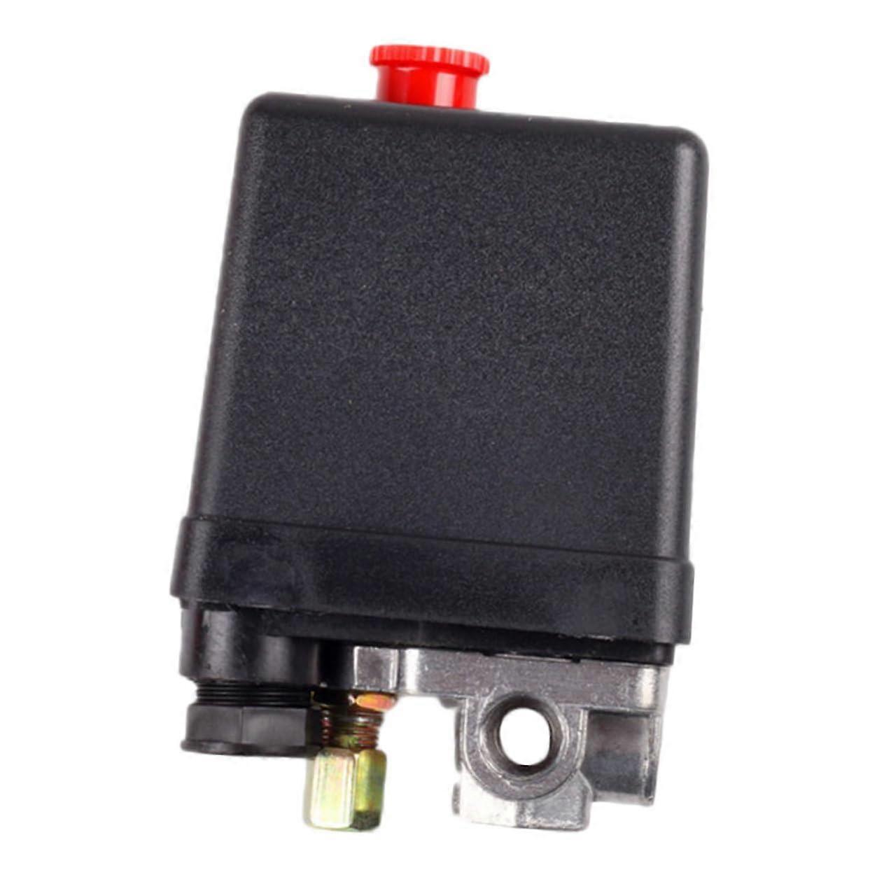 1pc Fourway Pressure Switch For Air Compressors Automatic Air Pressure Regulator Vertical Design Suitable For Home And Commercial Applications