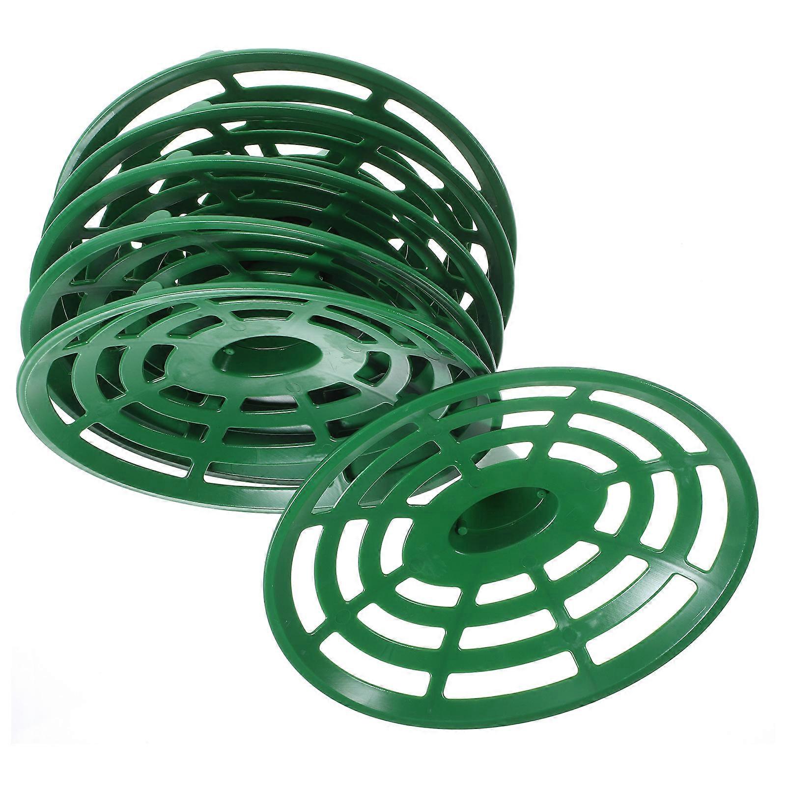 6pcs Green Plastic Melon Growing Frames for Garden Storage Use Suitable for Small Plants 6pcs