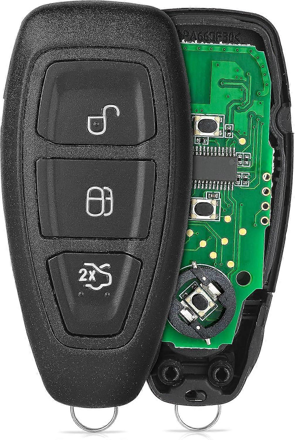 2025 Newest Model Beefunny Replacement Flip Remote Keyless Entry Key Fob for Ford Focus 20