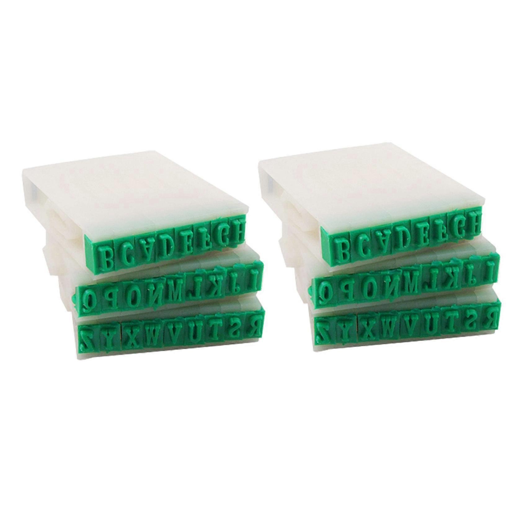 2X Detachable 26-Letters English Alphabet Plastic Stamp Set