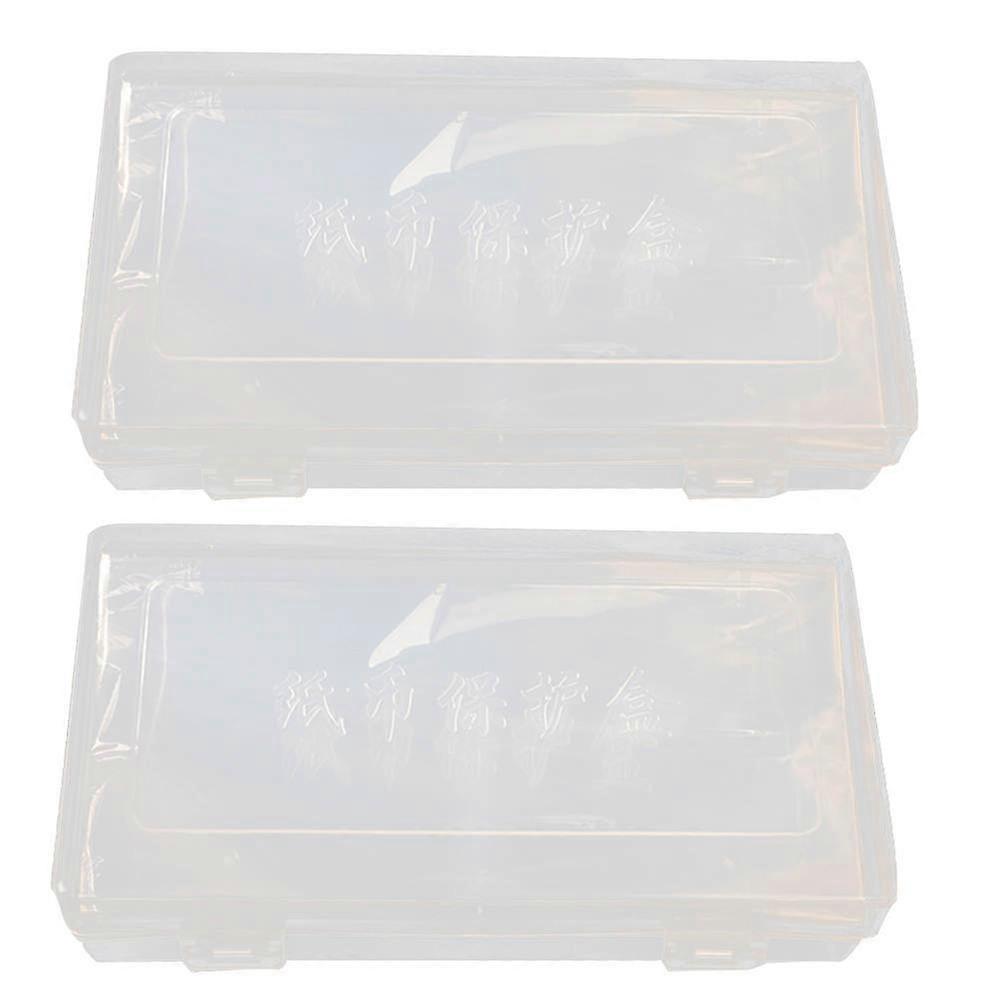 Banknotes Holder Money Pouches For Cash Collecting Paper Money Simple Design 18.5X9.5CM Plastic 200Pcs