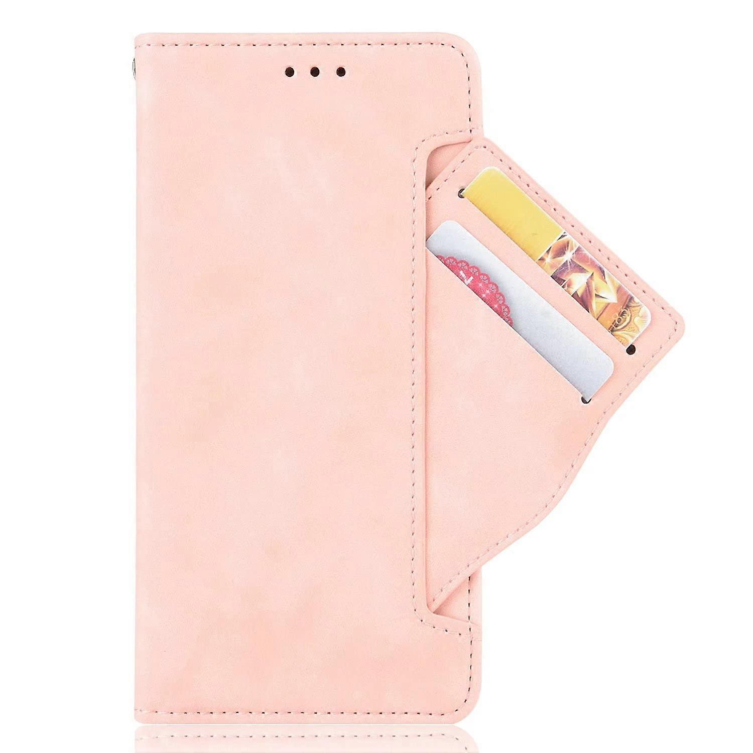 Mobile Phone Case For Xiaomi Redmi K50 Pro Card Slot Stand Function Leather Flip Case Pink