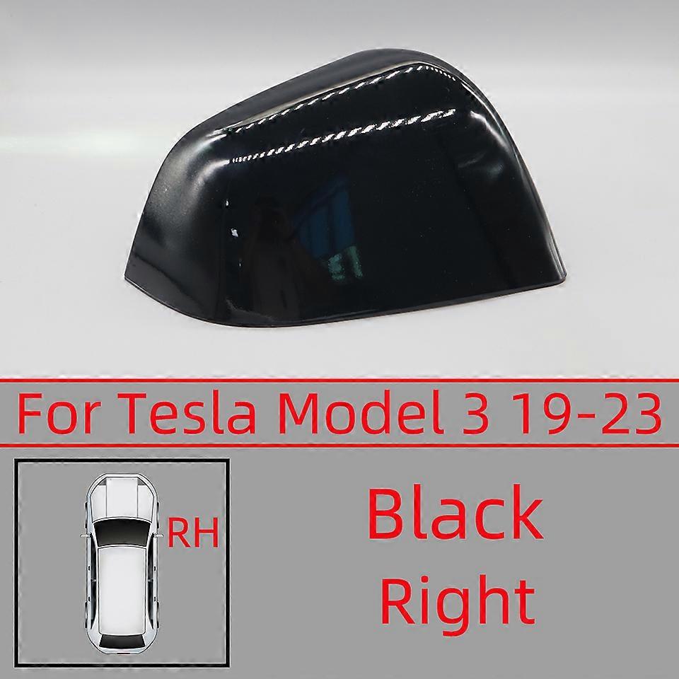 Car Outer Rearview Mirror Cover Housing Wing Mirror Cap Shell Lid For Tesla Model 3&Y 2019-2023 High Quality Spray Paint