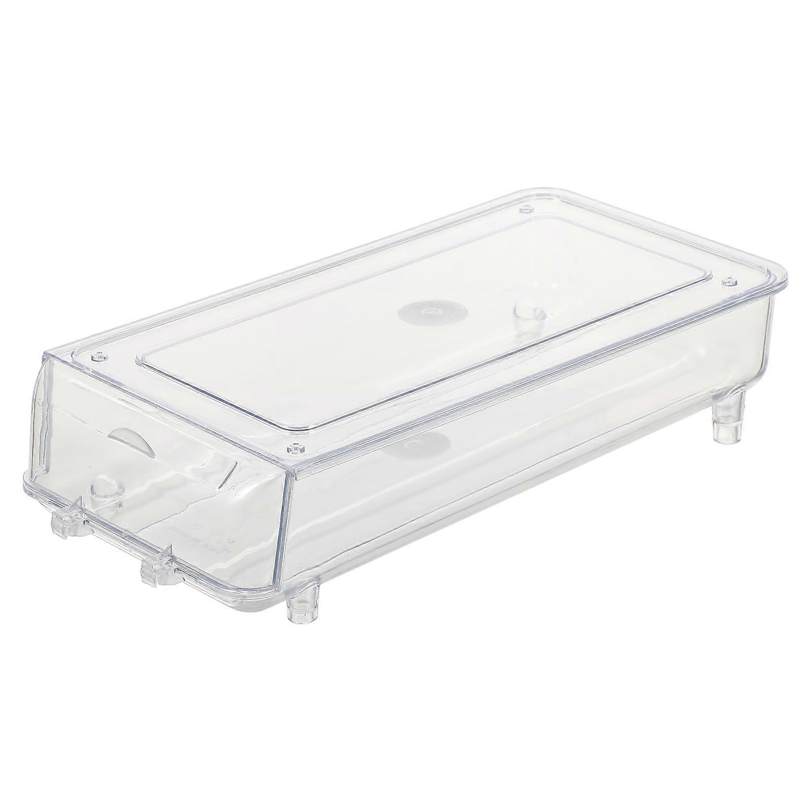 Stackable Egg Storage Container with Lid, Durable & Low Temperature Resistant Refrigerator Egg Holder for Kitchen Organization, Family Gatherings &