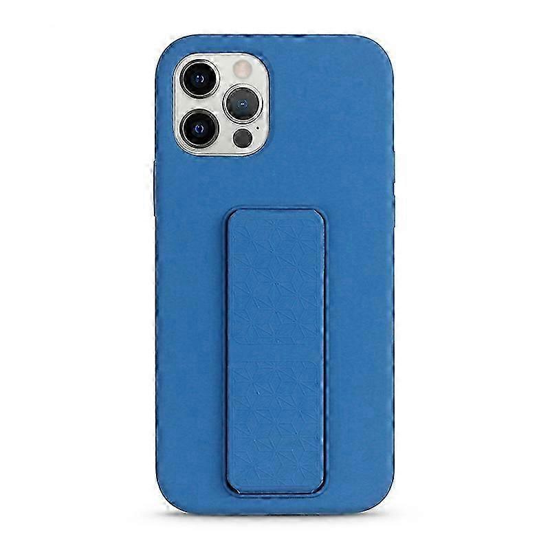 For iPhone 12 Pro Liquid Silicone Holder Phone Case