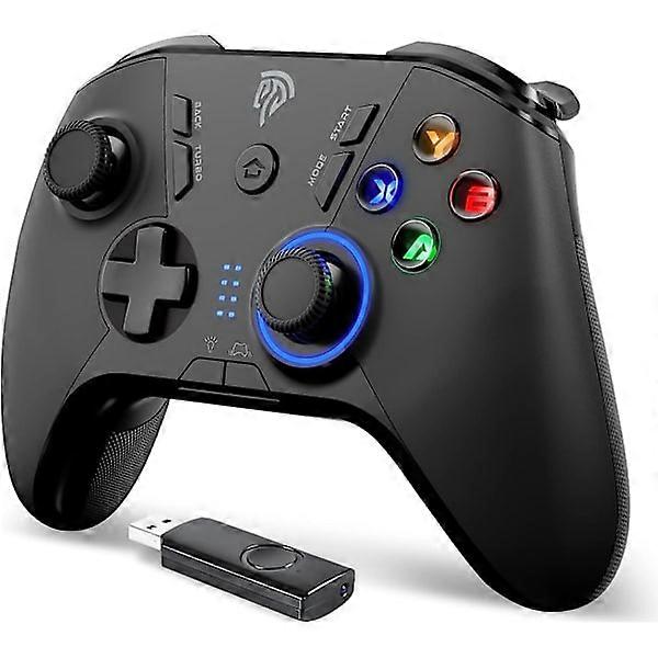 Controller di gioco wireless per PC Windows / Steam Deck / PS3 / Android TV BOX, gamepad plug & play a doppia vibrazione