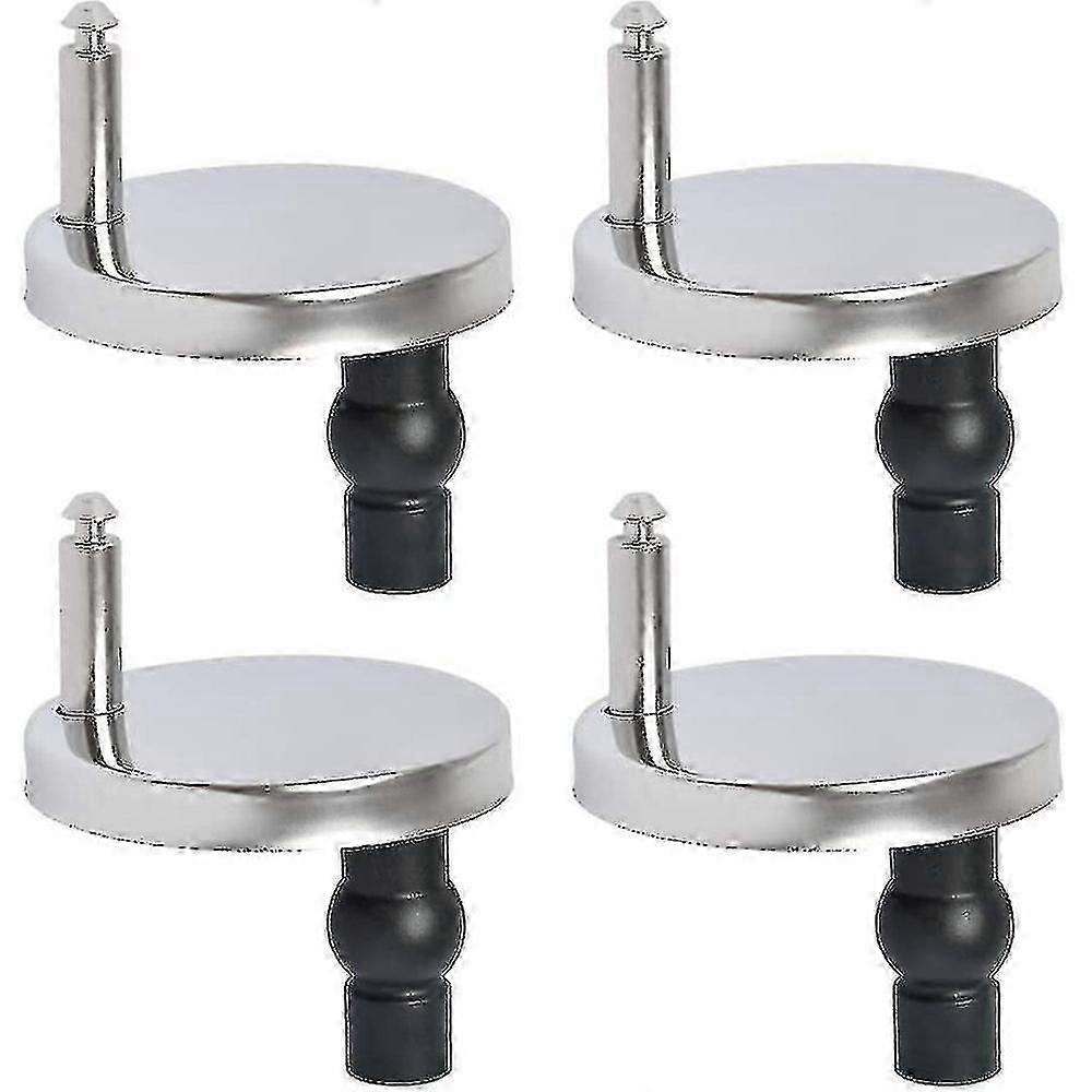 4 stuks universele wc-bril scharnieren roestvrij staal wc-bril schroeven quick release top