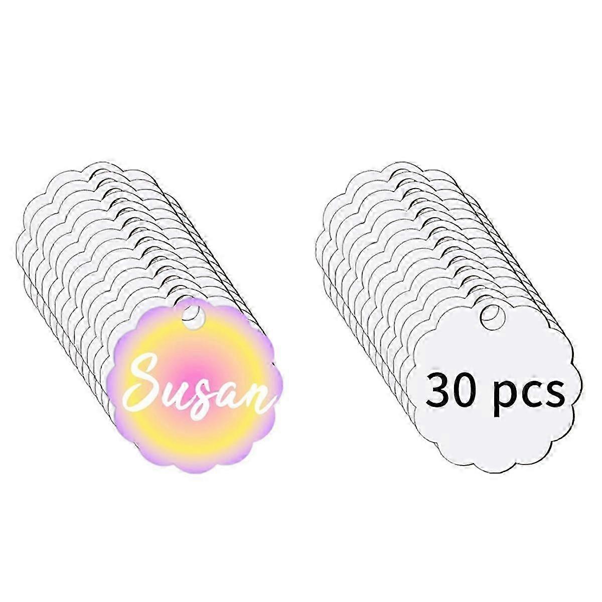 30PCS Sublimation Hardboard Name Plates Blanks for , 40 OZ