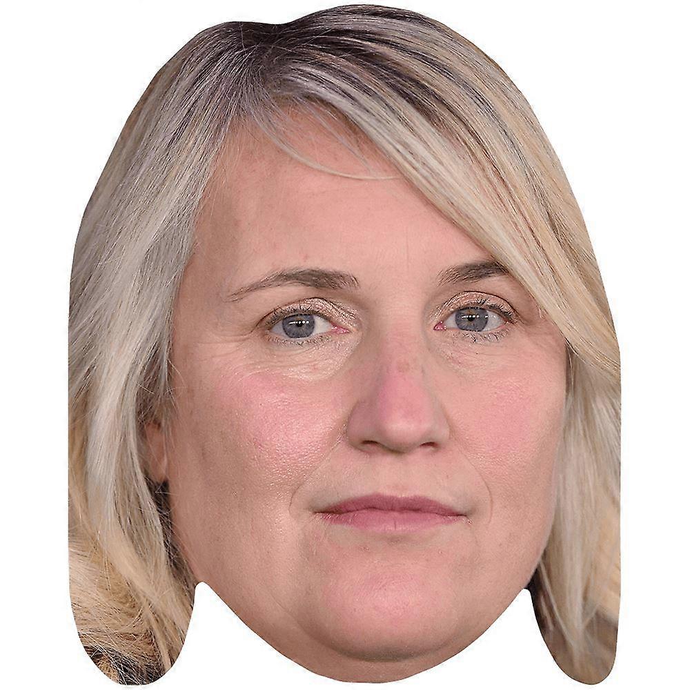 Emma Hayes (Serious) Celebrity Mask, Flat Card Face