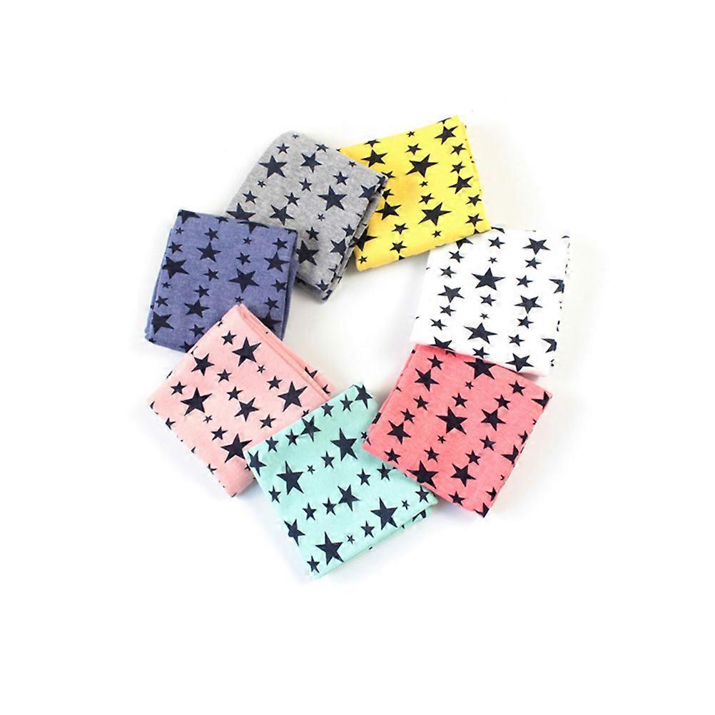 Stylish Kids Scarf for Winter Made of Cotton in Multi Color Great for Casual Use and Photo Shoot 5pointed Stars Print